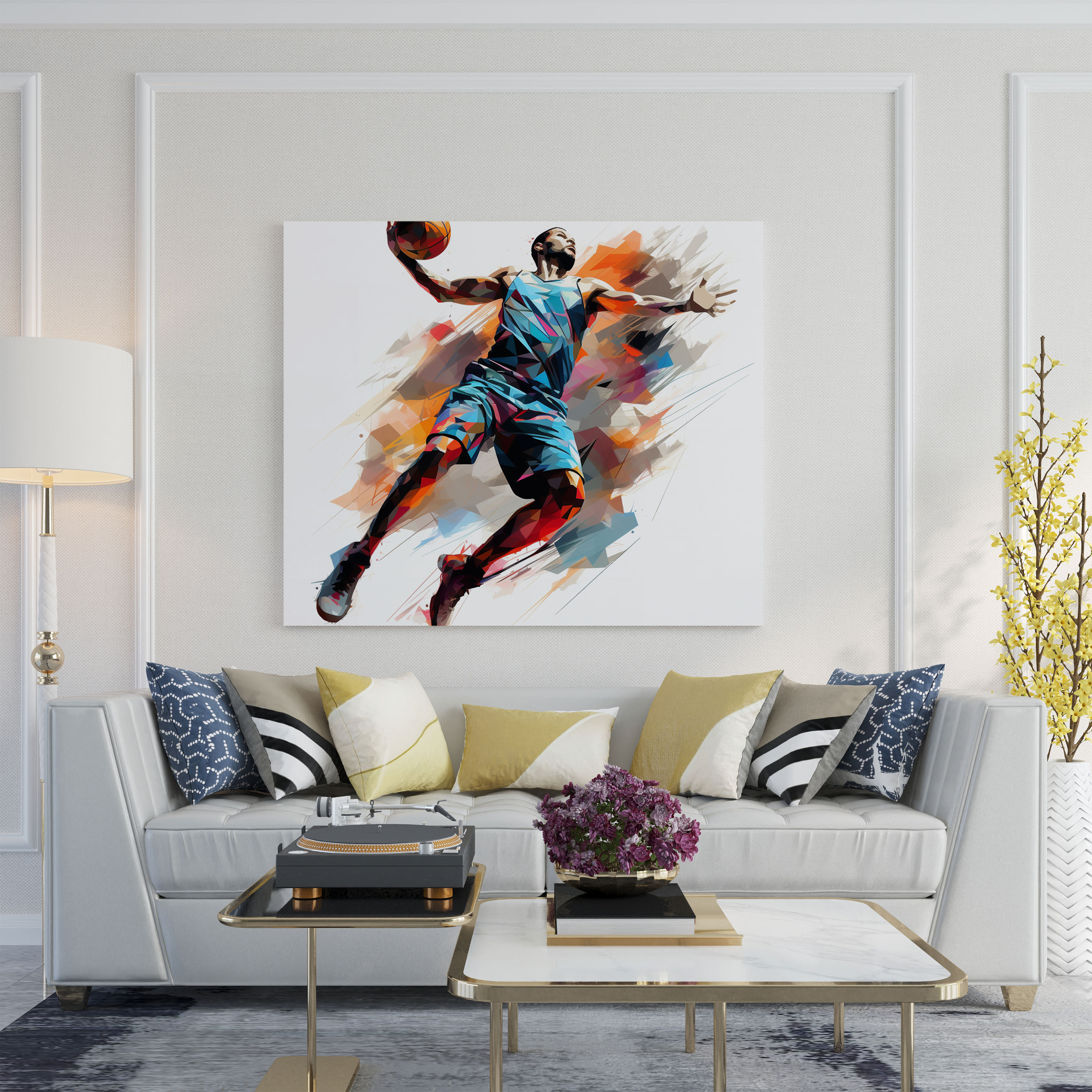 Michael Jordan Canvas Print - Micheal Jordan, Canvas Wall Art, Home Decoration, Wall Art