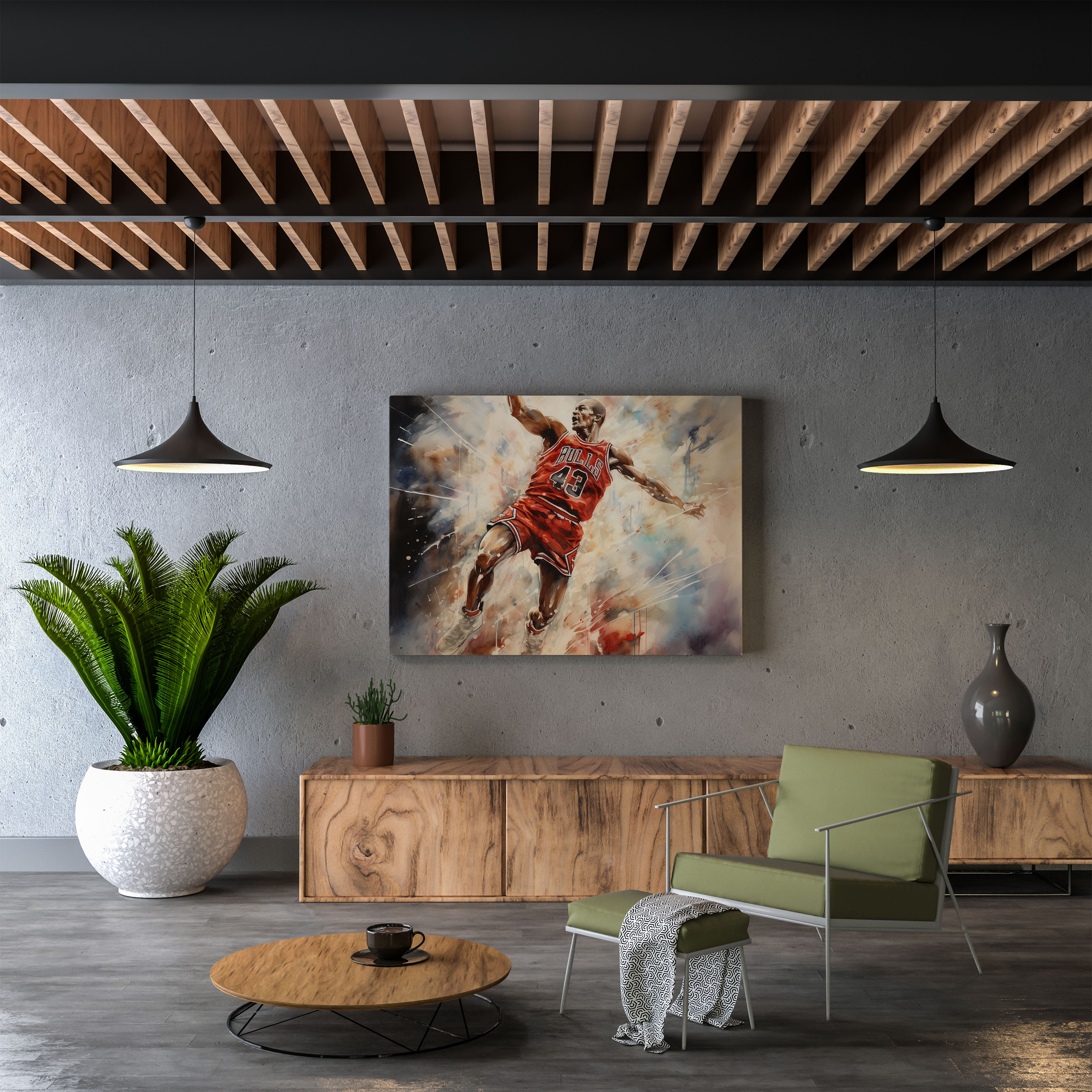 Michael Jordan Canvas Print - Micheal Jordan, Canvas Print, Canvas, Michael Jordan