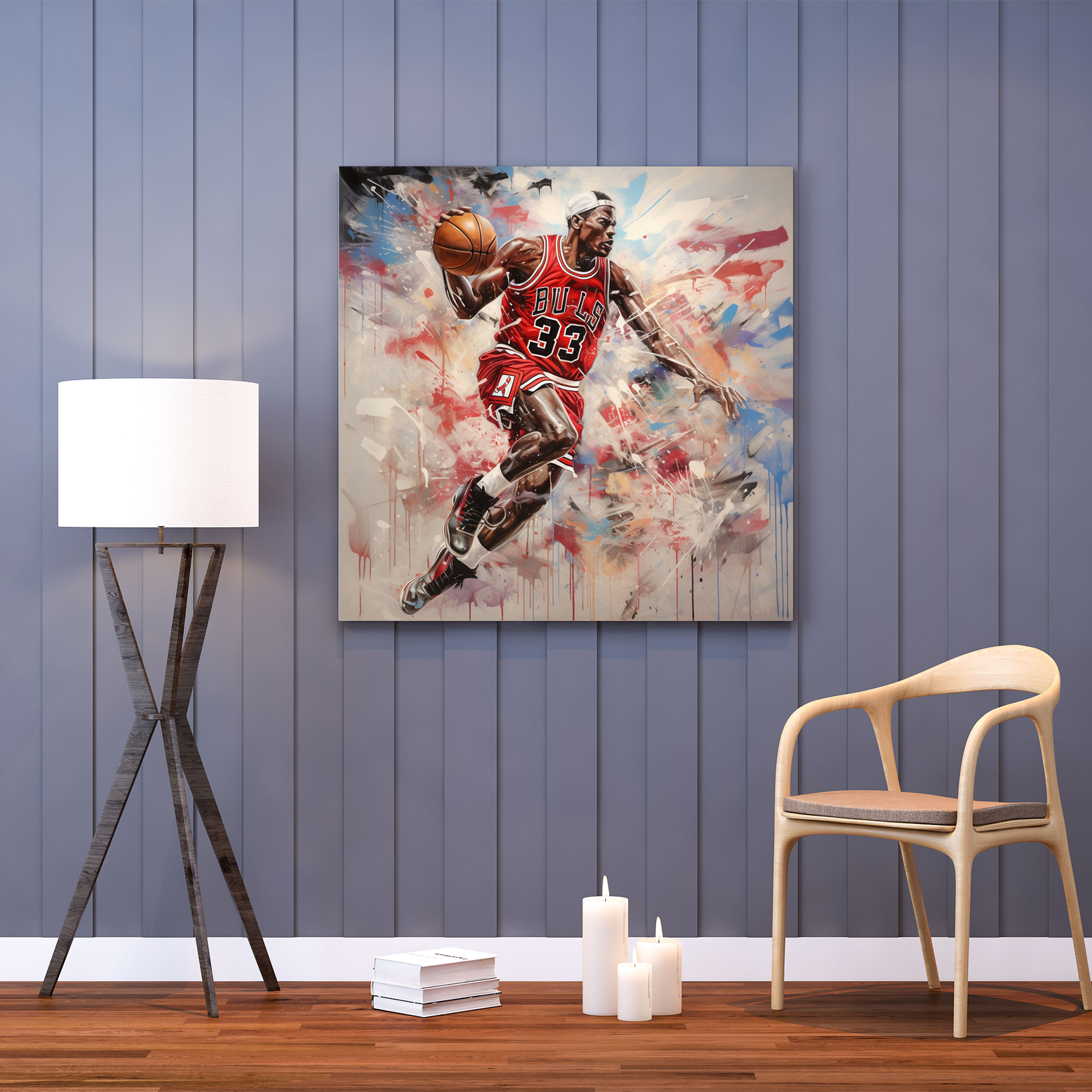 Michael Jordan Wall Decoration - Micheal Jordan, Photography, Athleticism, Wall Decoration