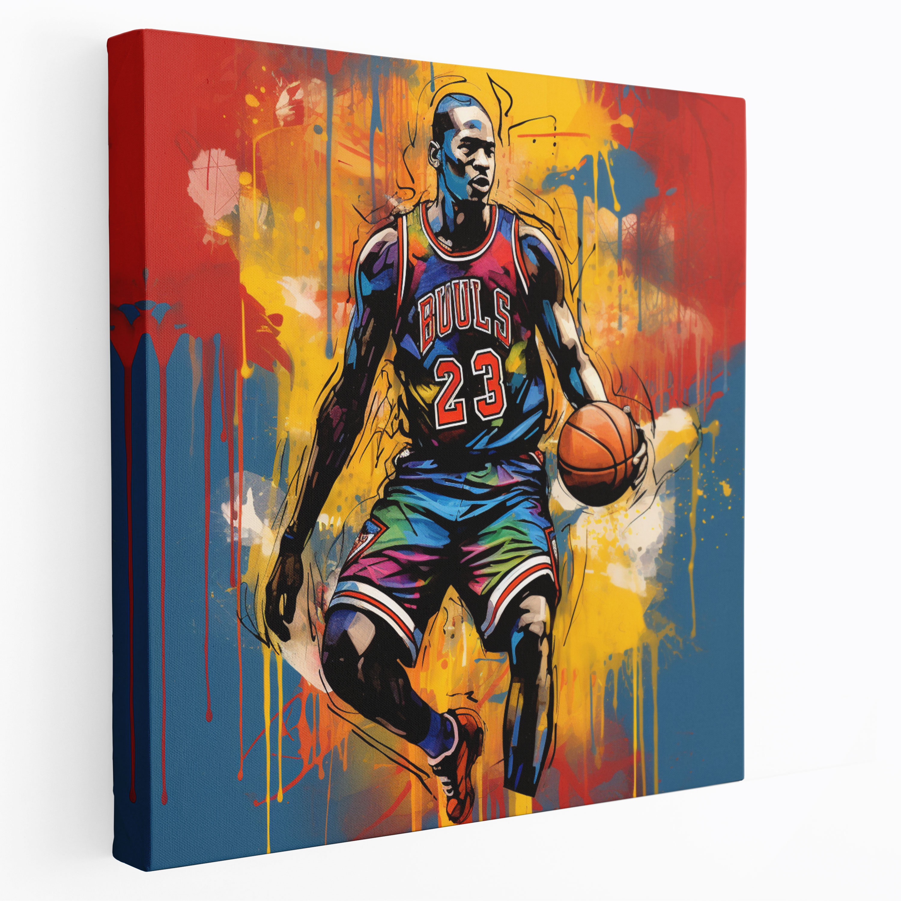 Michael Jordan Canvas Print - Micheal Jordan, Canvas Wall Art, Canvas, Michael Jordan