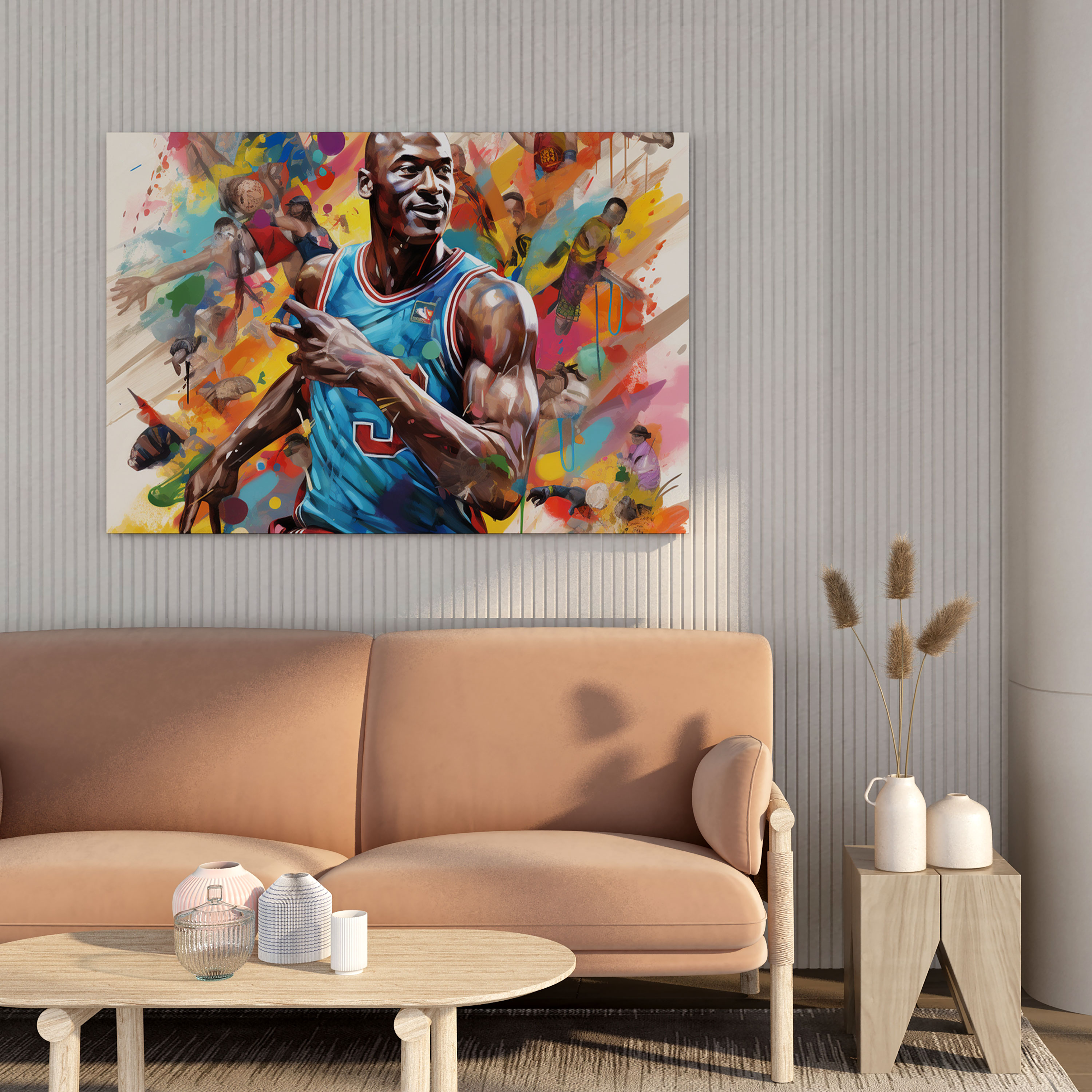 Michael Jordan Wall Art - Micheal Jordan, Michael Jordan, Canvas Print, Comic Book Elements