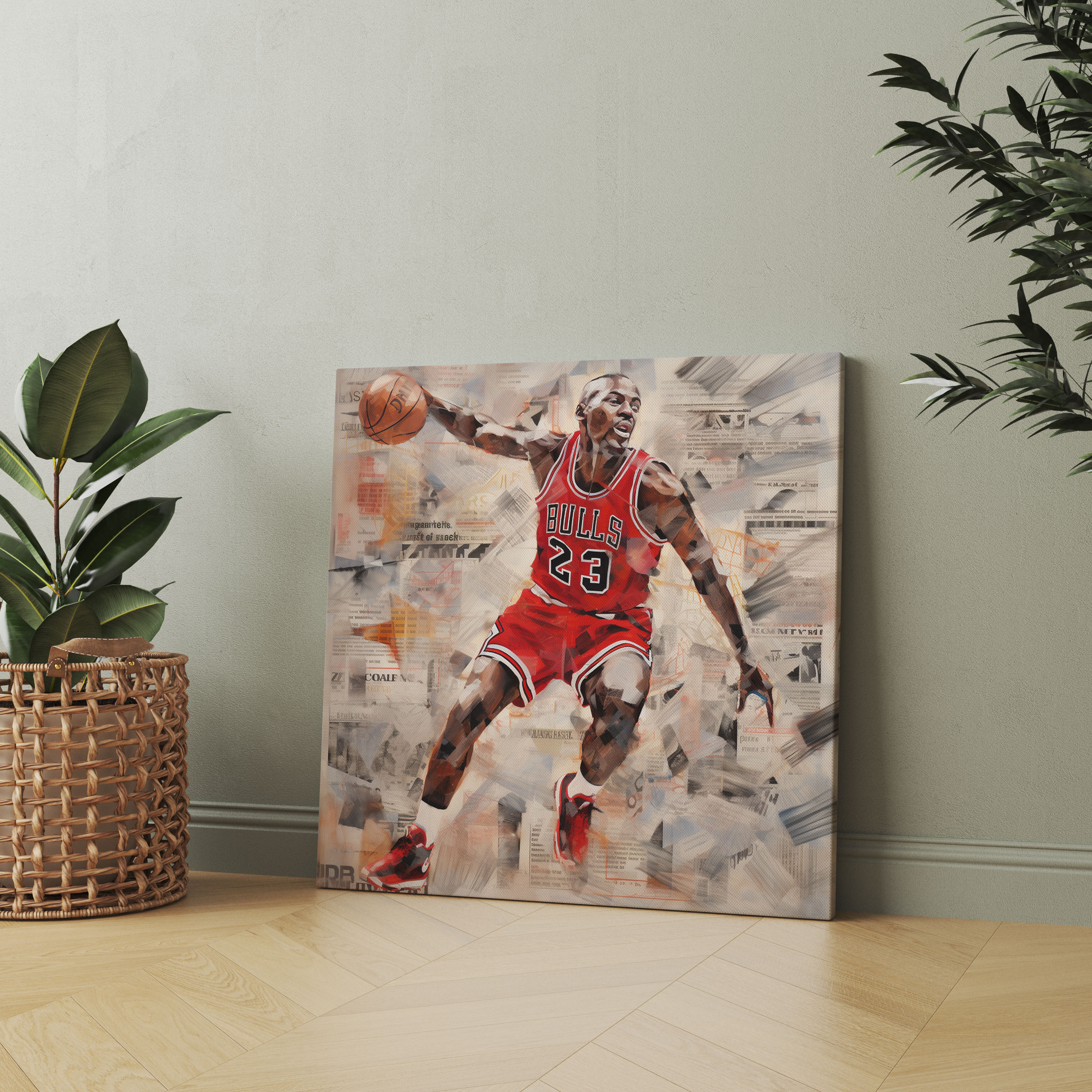 Michael Jordan Wall Art - Inspirational Collage - Micheal Jordan, Home Decoration, Wall Art, Sports