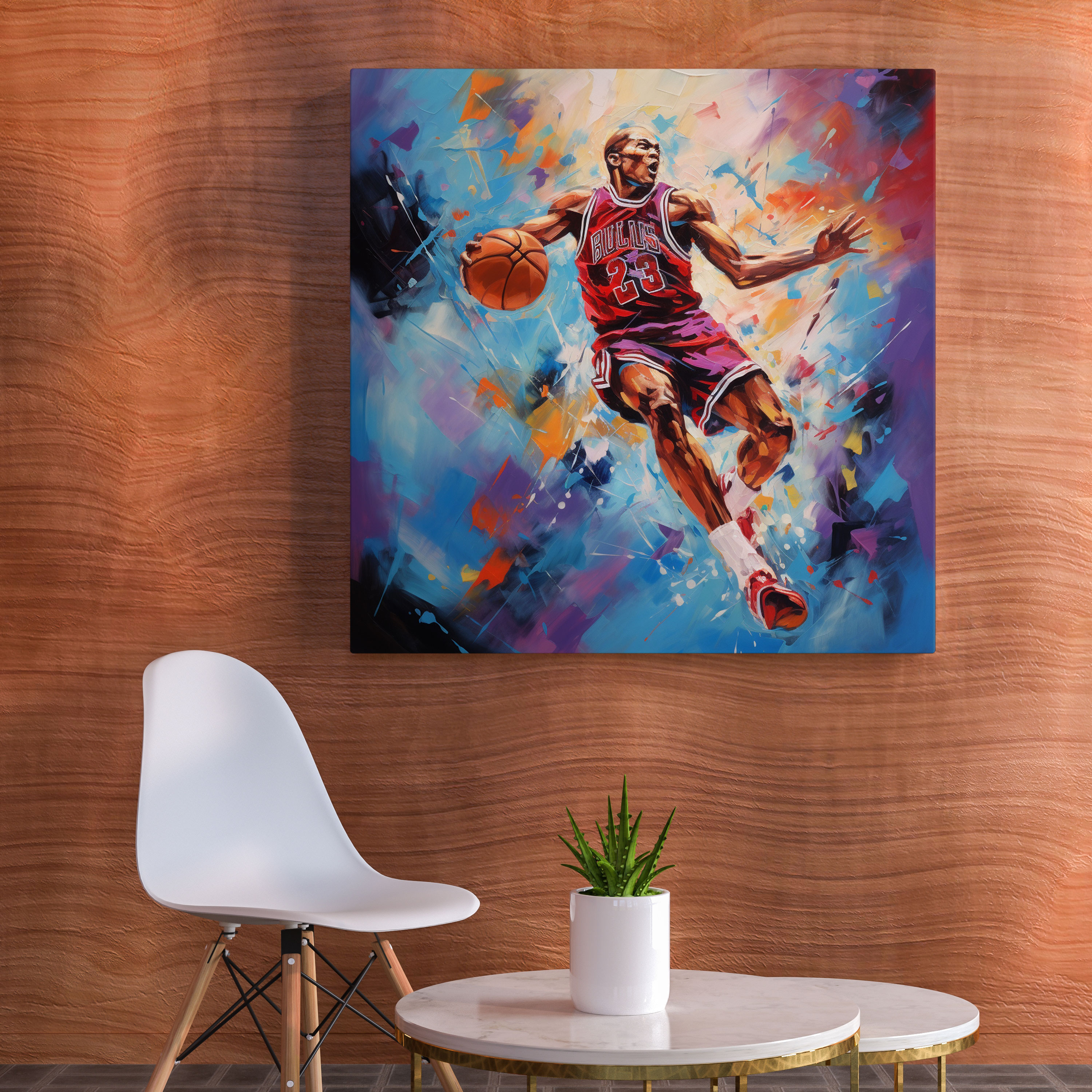 Michael Jordan Canvas Print - Micheal Jordan, Home Decoration, Micheal Jordan, Canvas Wall Art
