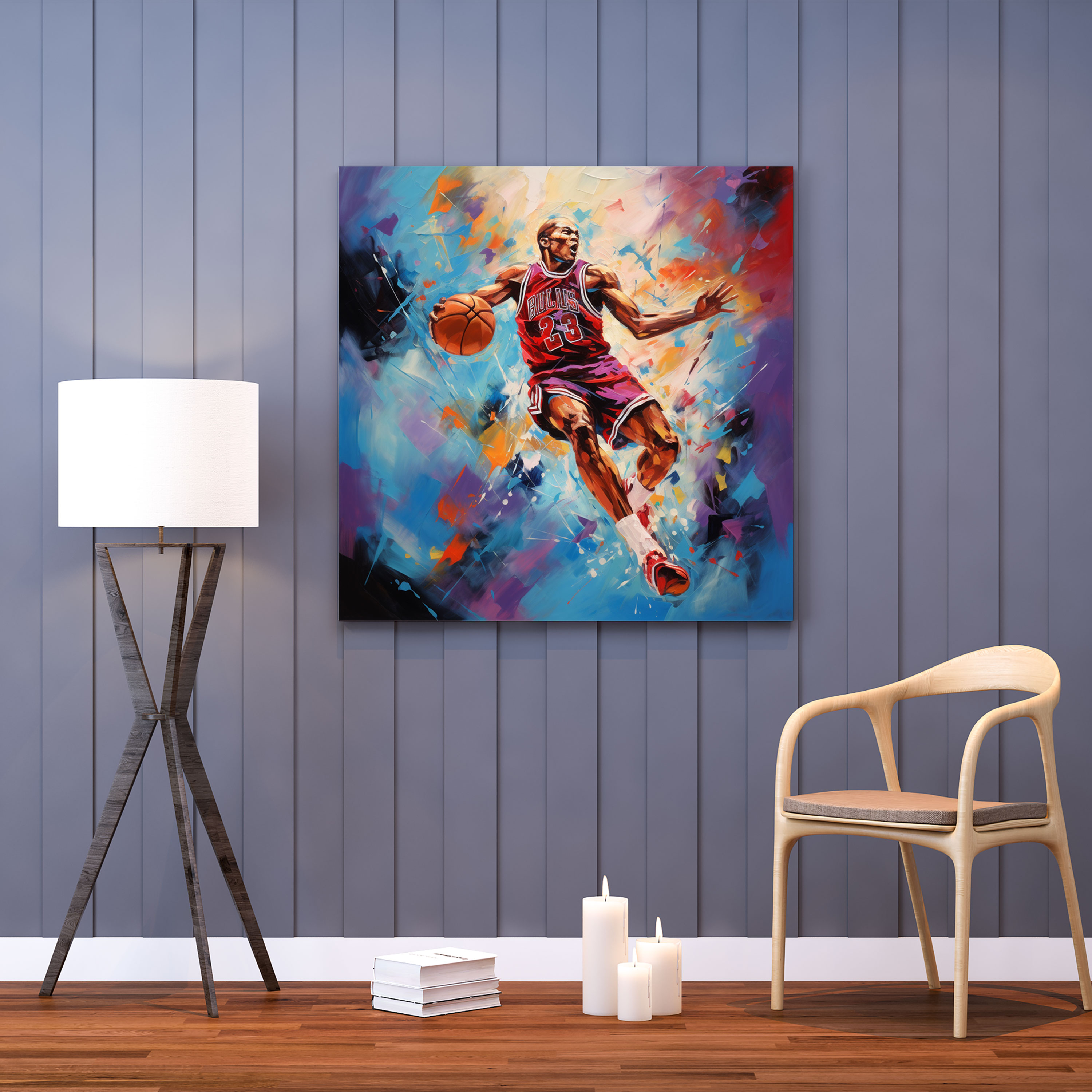 Michael Jordan Canvas Print - Micheal Jordan, Home Decoration, Micheal Jordan, Canvas Wall Art