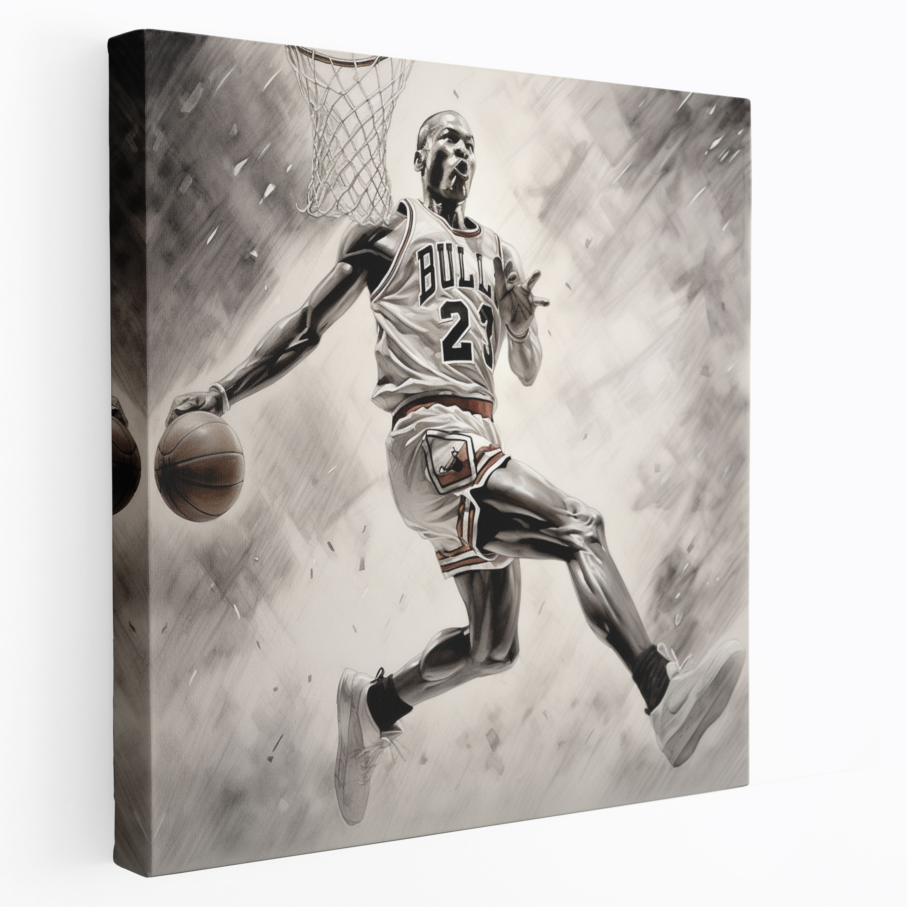 Michael Jordan Wall Art - Micheal Jordan, Wall Art, Canvas Print, Canvas