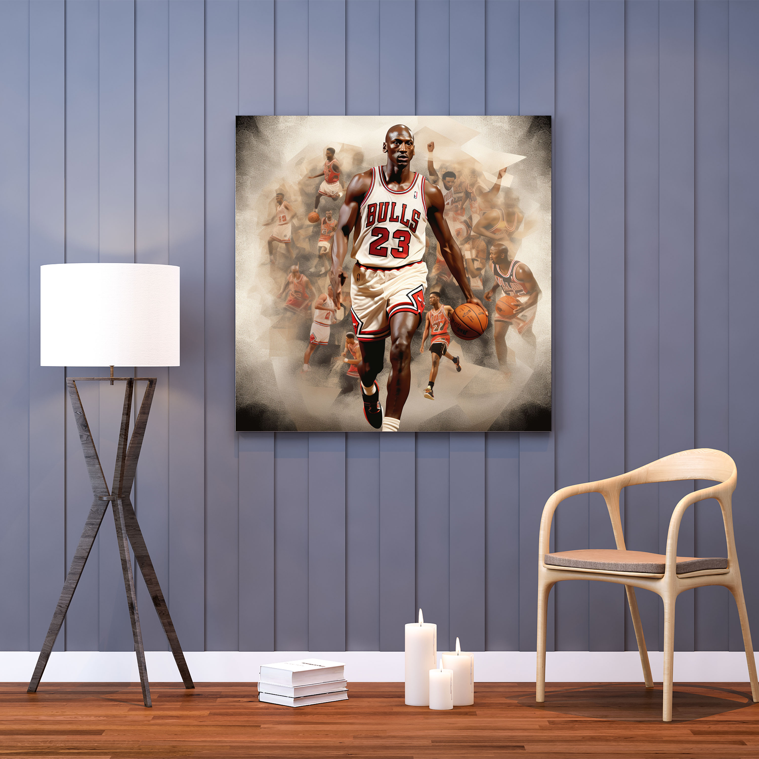 Michael Jordan Canvas Print - Micheal Jordan, Captivating Images, Canvas Print, Micheal Jordan
