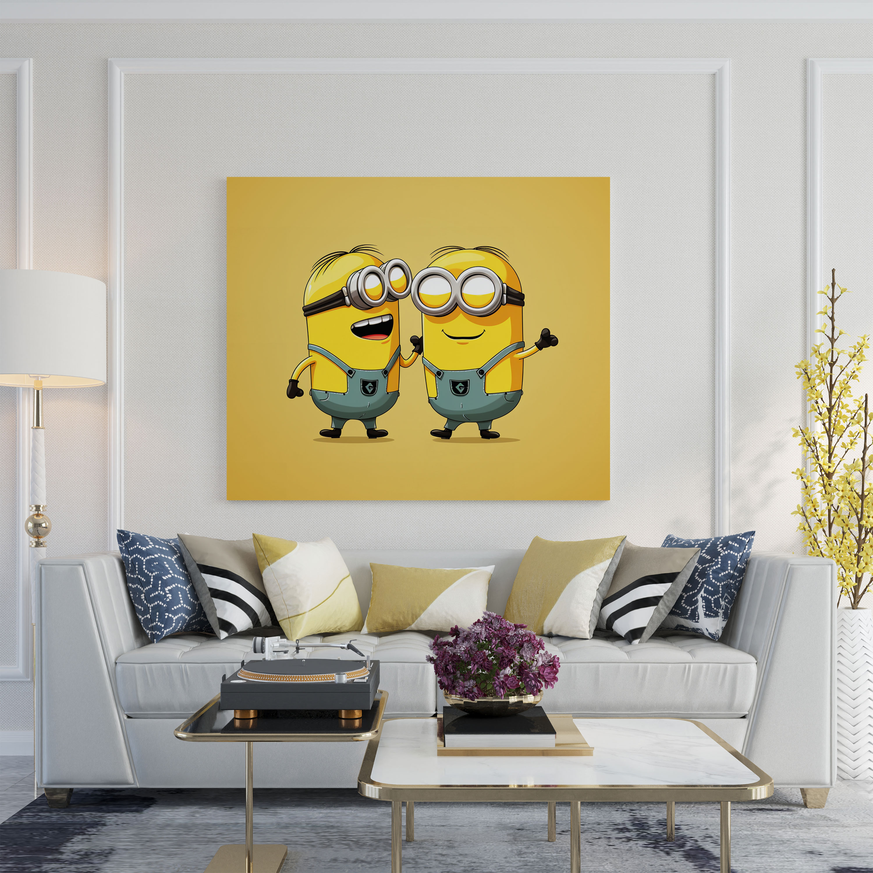 Minions Dance Canvas Print - Minions, Home Decoration, Canvas Wall Art, Canvas Print