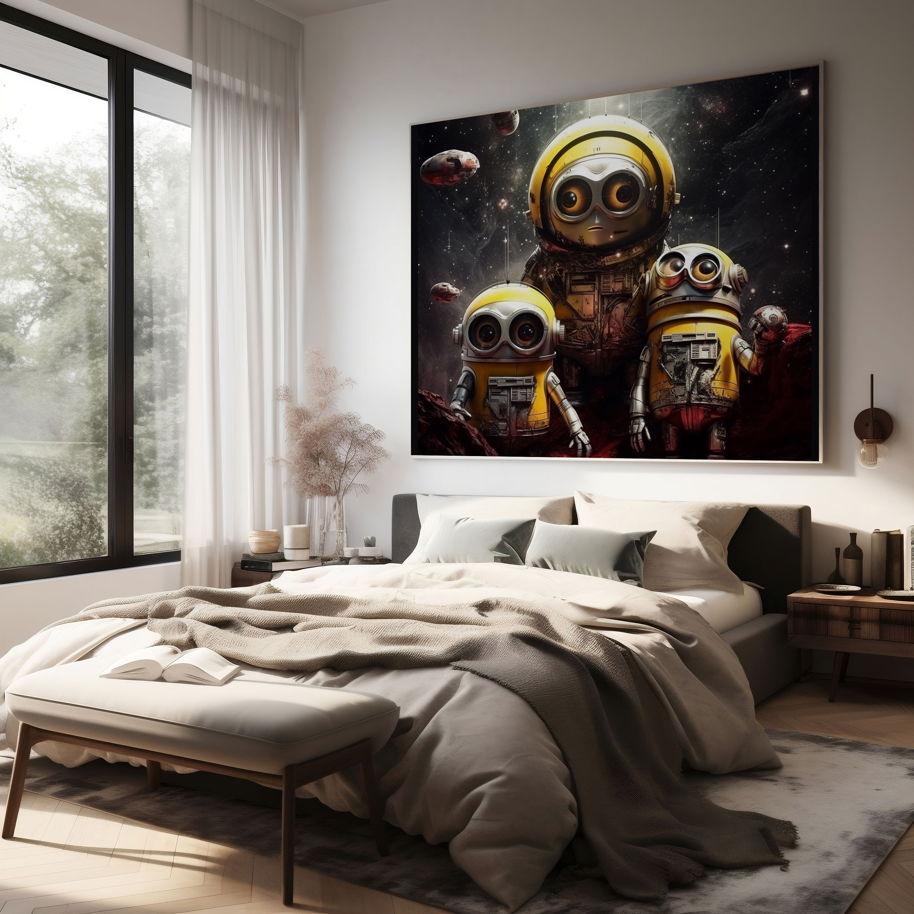 Cosmic Minions Canvas Print - Minions, Minions, Adventure, Home Decoration