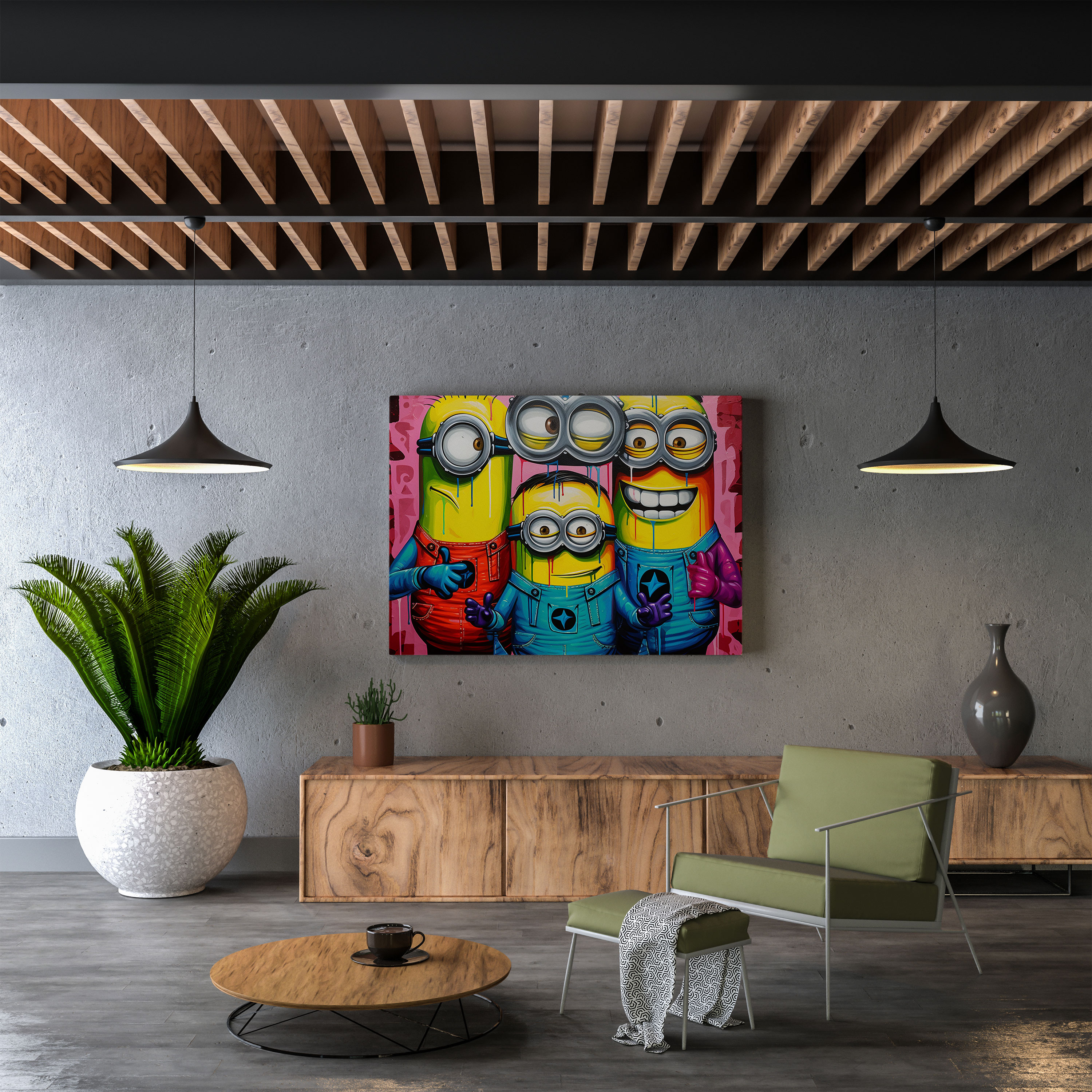Minions Wall Art - Minions, Minions, Home Decoration, Comic Book-Inspired
