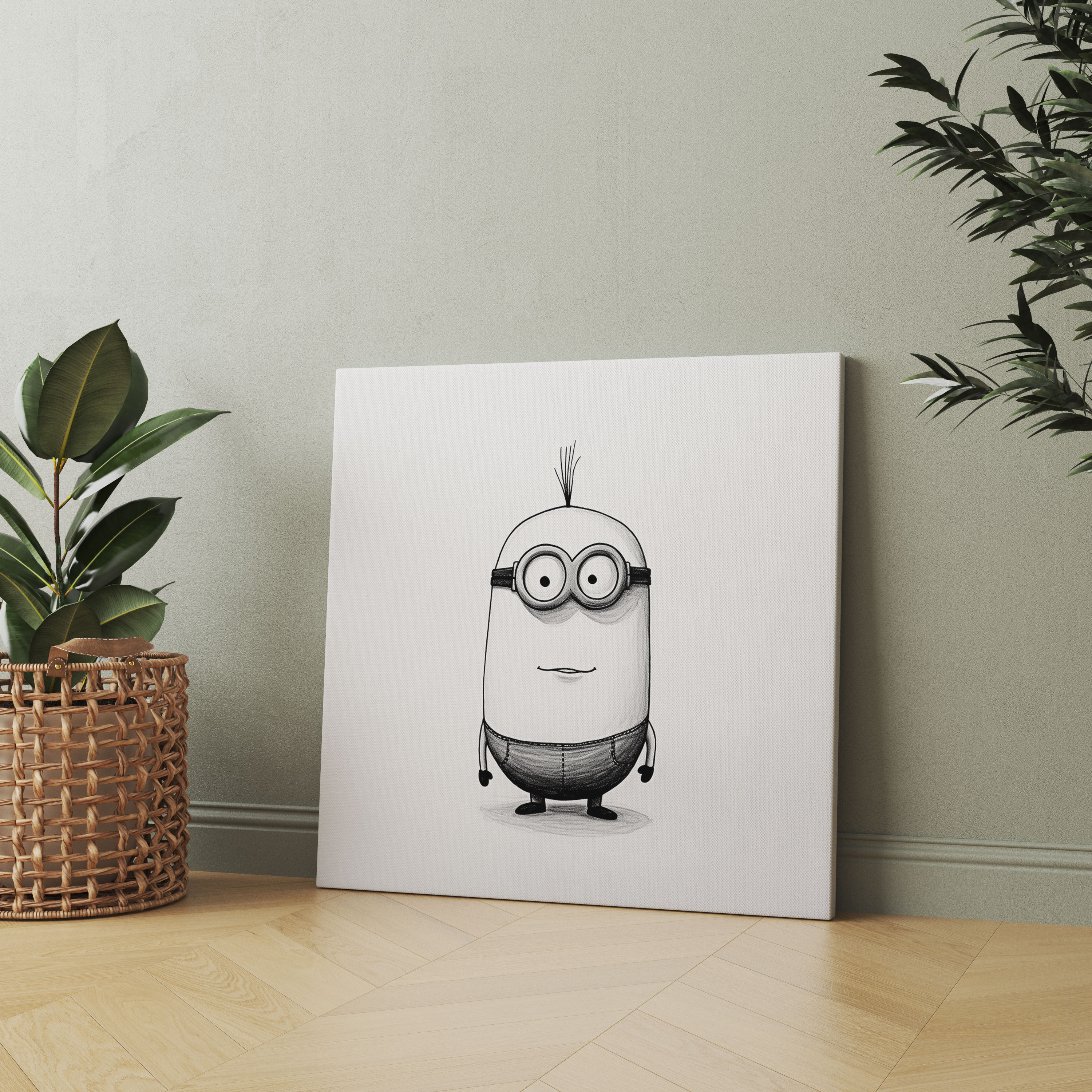 Minions Kanvas Tablo - Minions Yükselt Duvar Sanatı