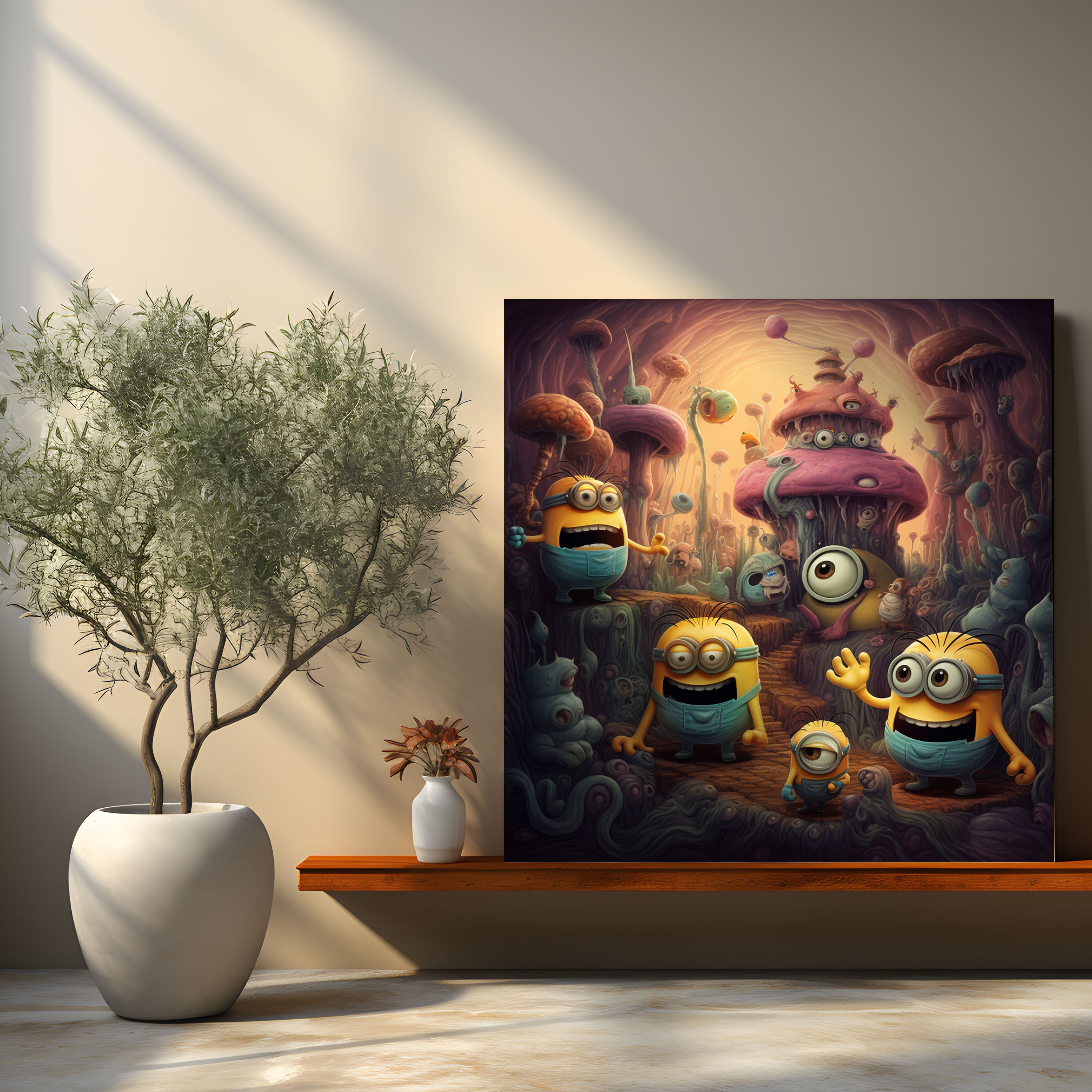 Minions Kanvas Tablo - Ev Dekorasyonu Duvar Sanatı
