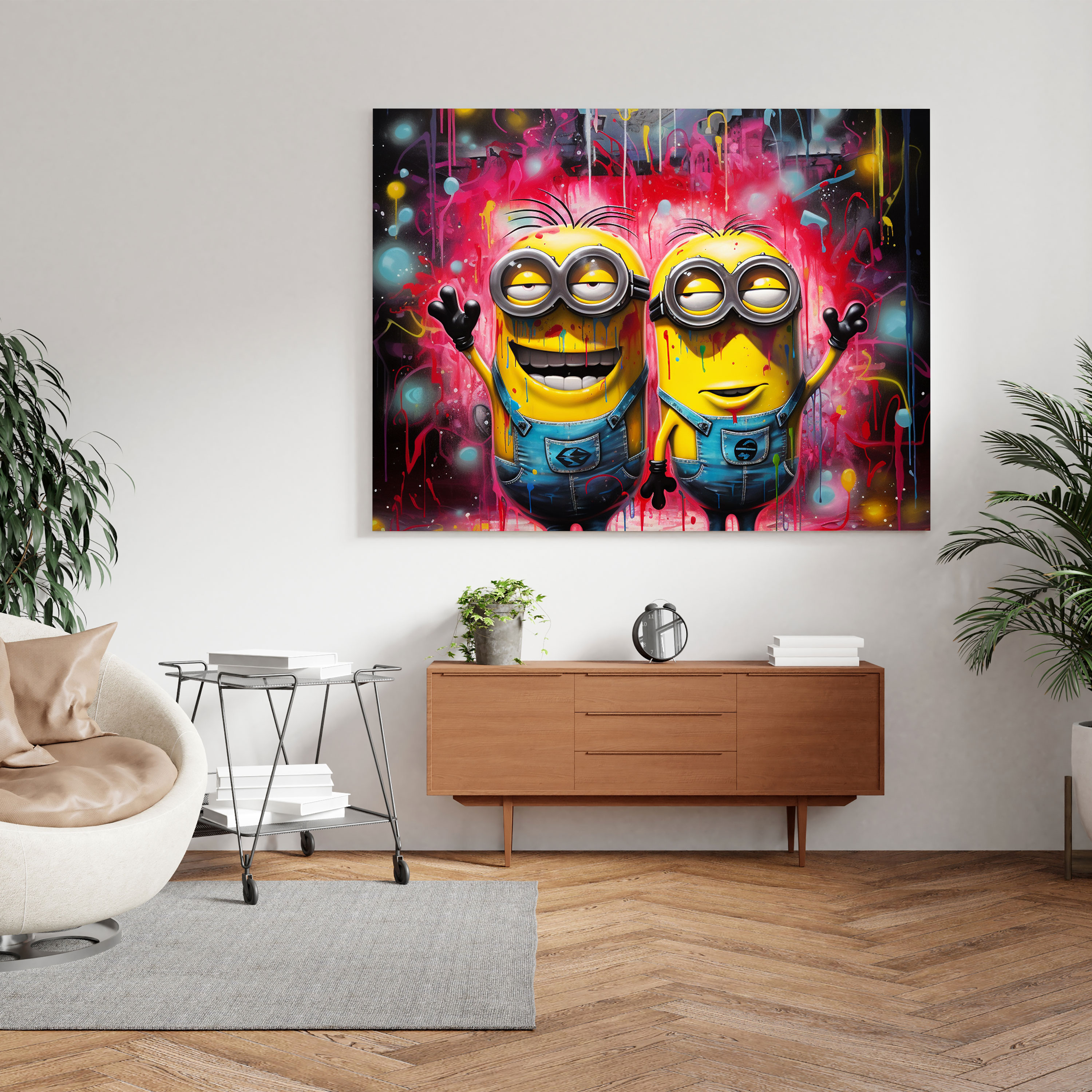 Minions Wall Art - Minions, Contemporary, Wall Decoration, Playful Personality