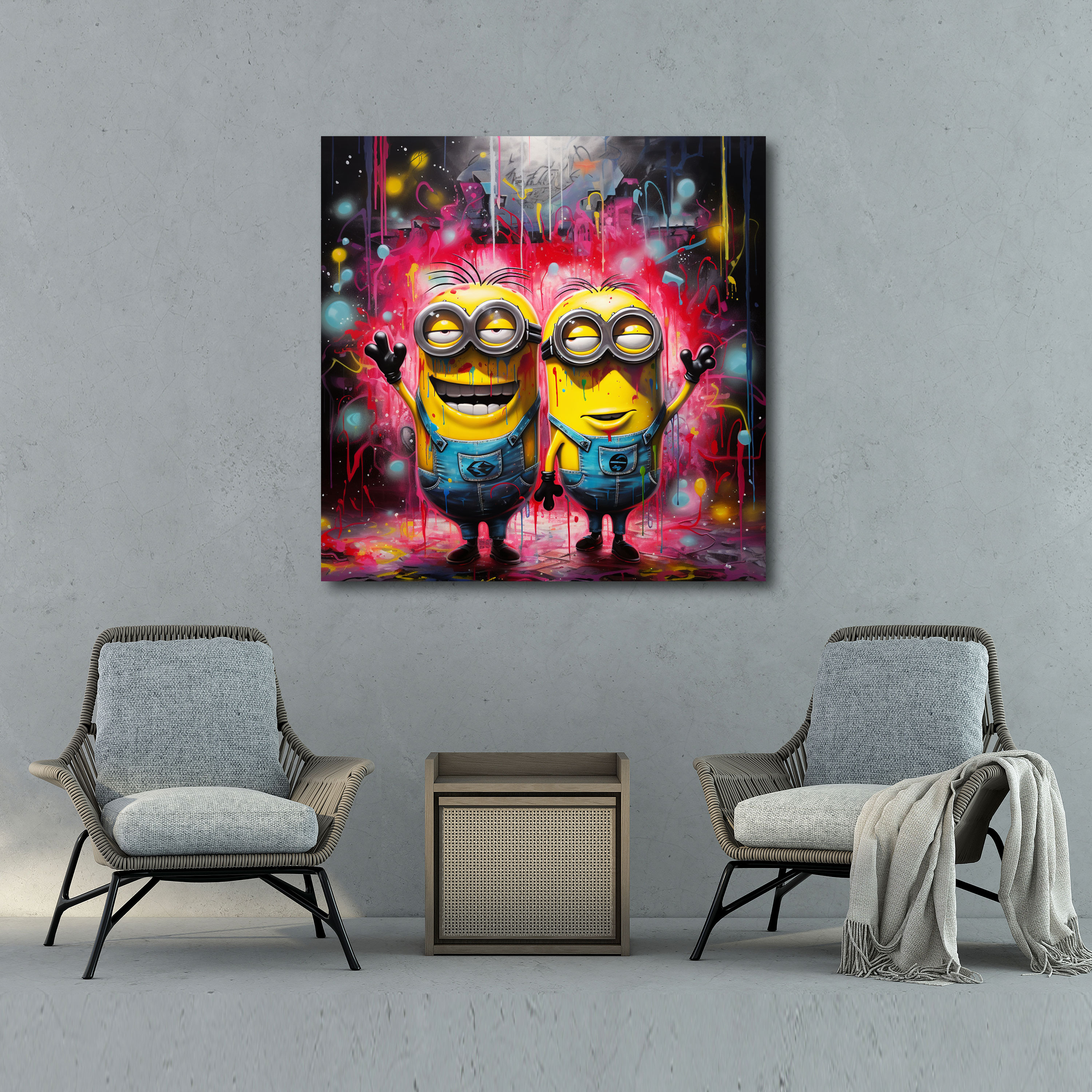 Minions Wall Art - Minions, Contemporary, Wall Decoration, Playful Personality