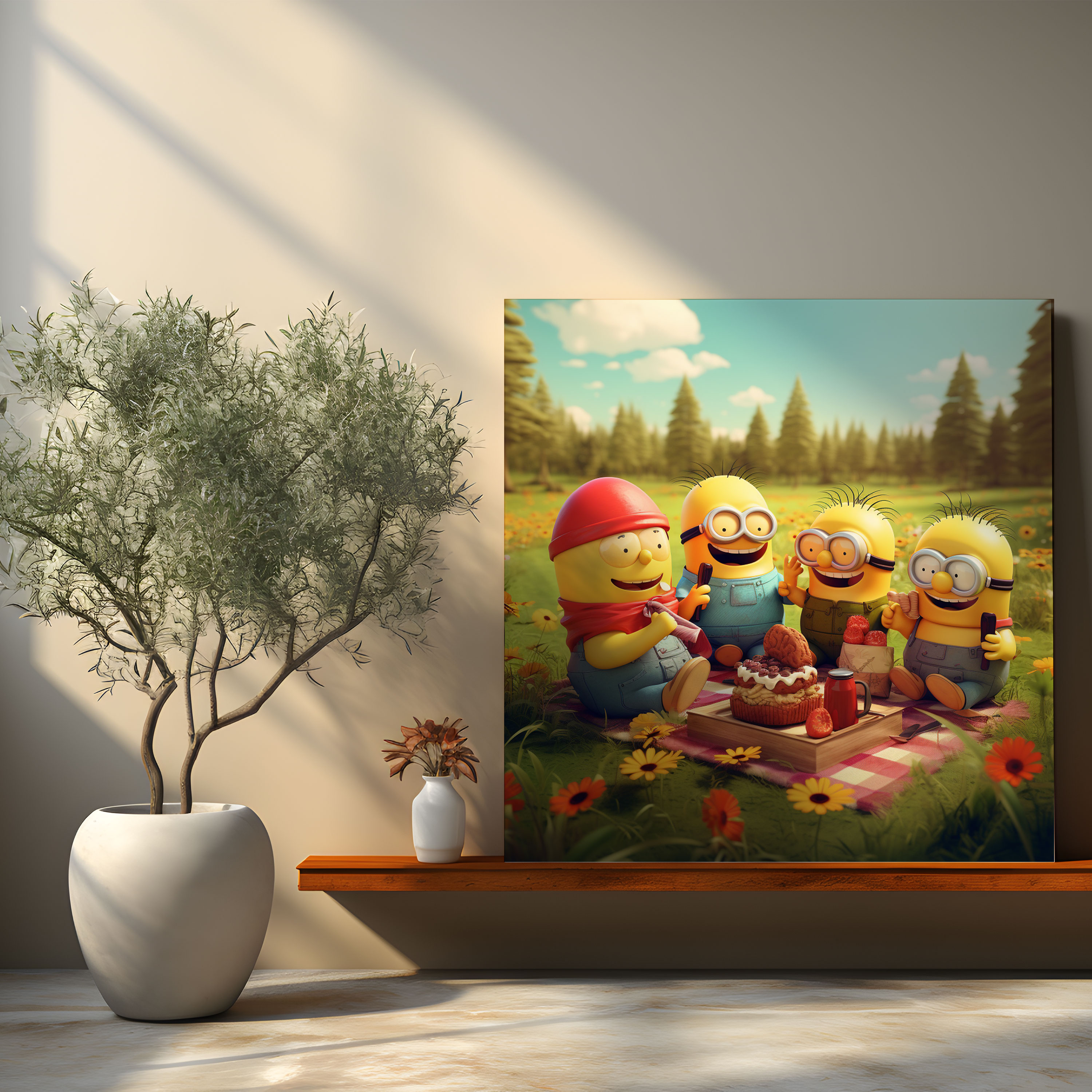 Minions Canvas Print - Colorful Cartoon Wall Art - Minions, Canvas, Home Decoration, Wall Art