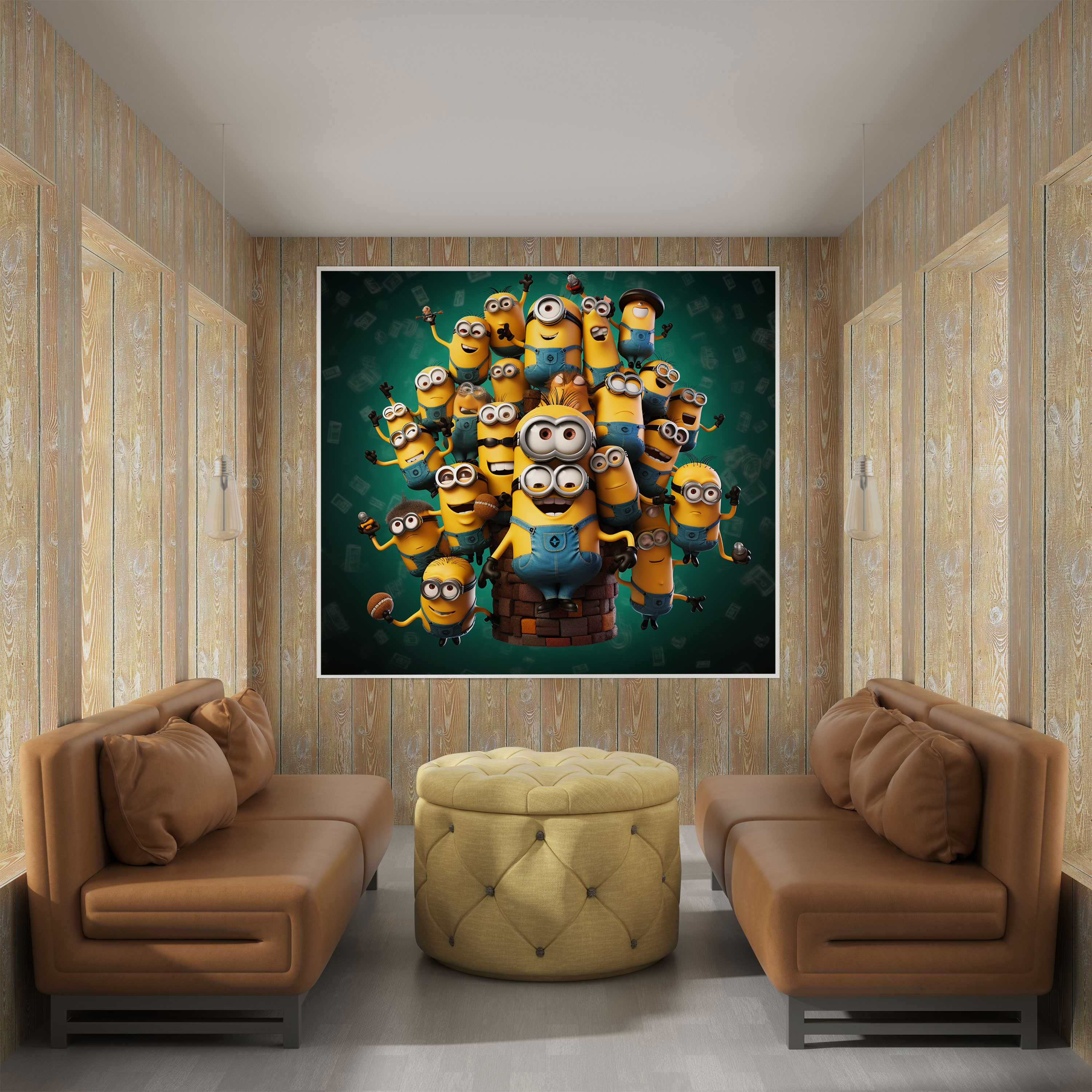 Minions Koleksiyon Kanvas Tablo - Duvar Sanatı