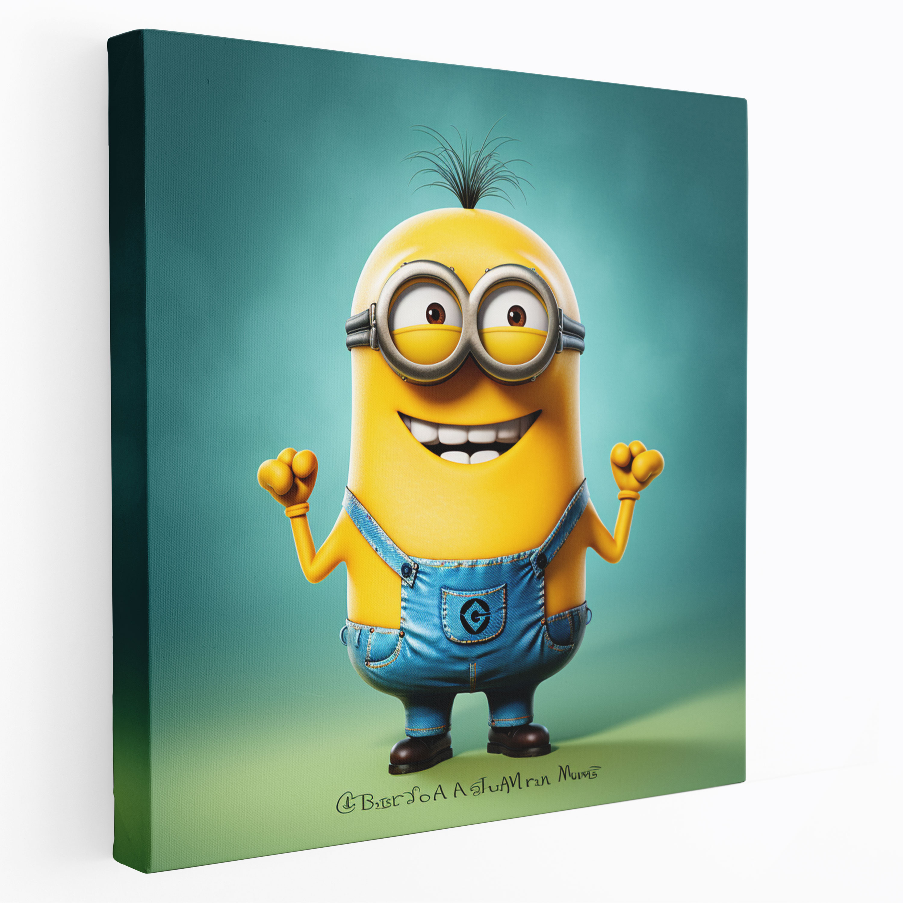 Minions Inspirational Canvas Print - Minions, Encouragement, Uplifting, Wall Decoration