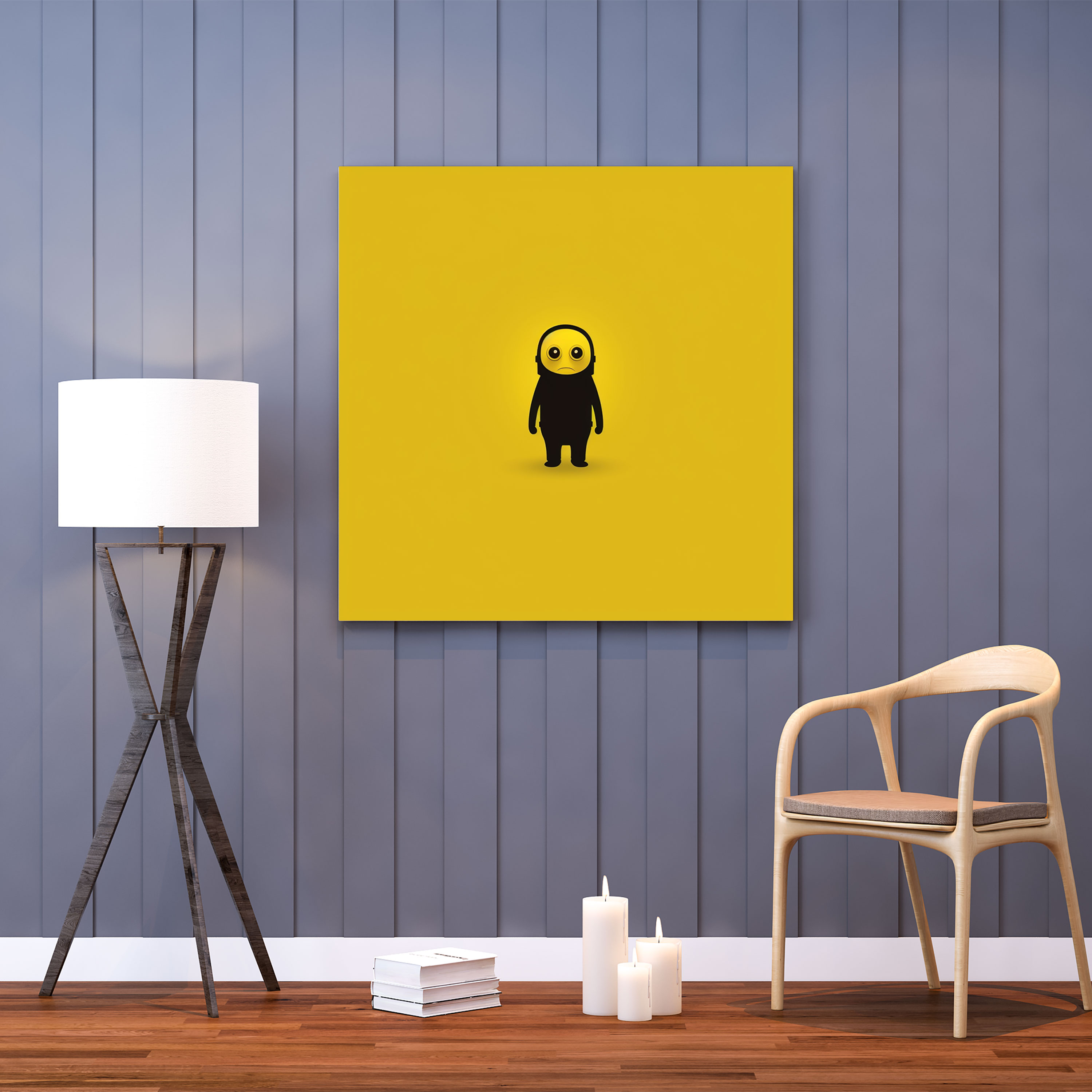 Minions Wall Decoration - Minimalist Silhouette - Minions, Home Decoration, Silhouette, Modern