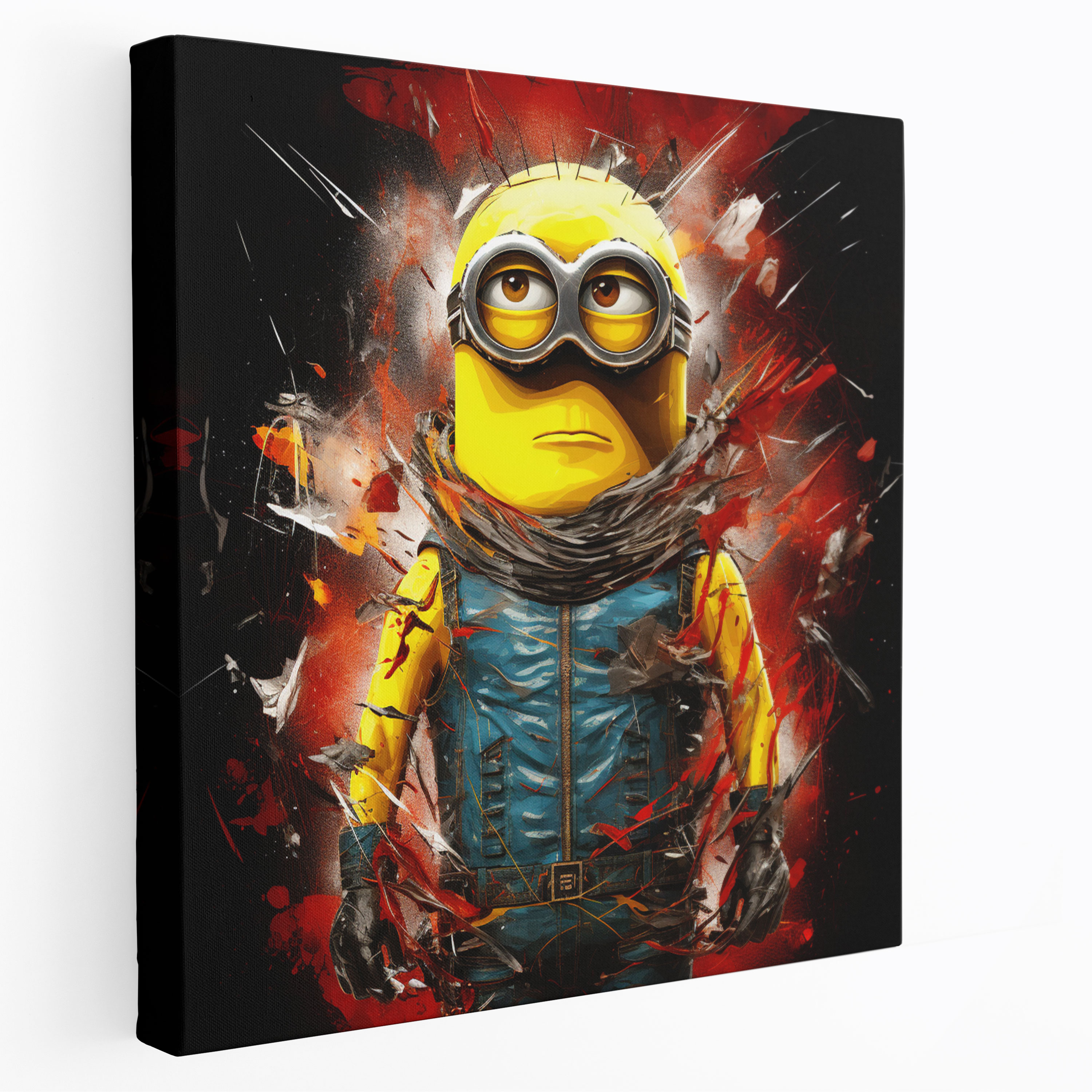 Minions Wall Art - Pop Art Style Canvas Print - Minions, Vibrant Colors, Canvas Print, Home Decoration