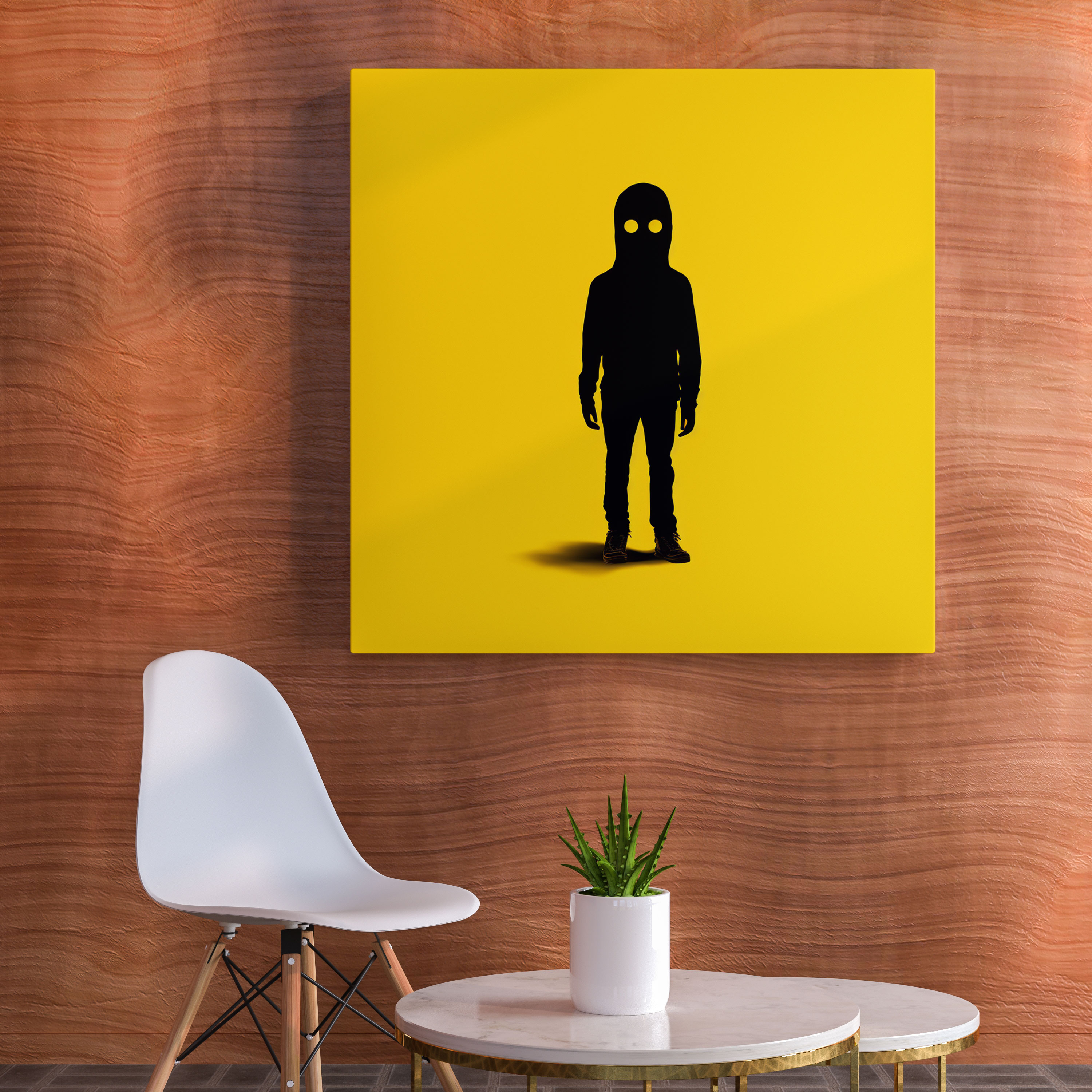 Minions Wall Decoration - Minimalist Design Canvas Print - Minions, Minions, Canvas Print, Home Decoration