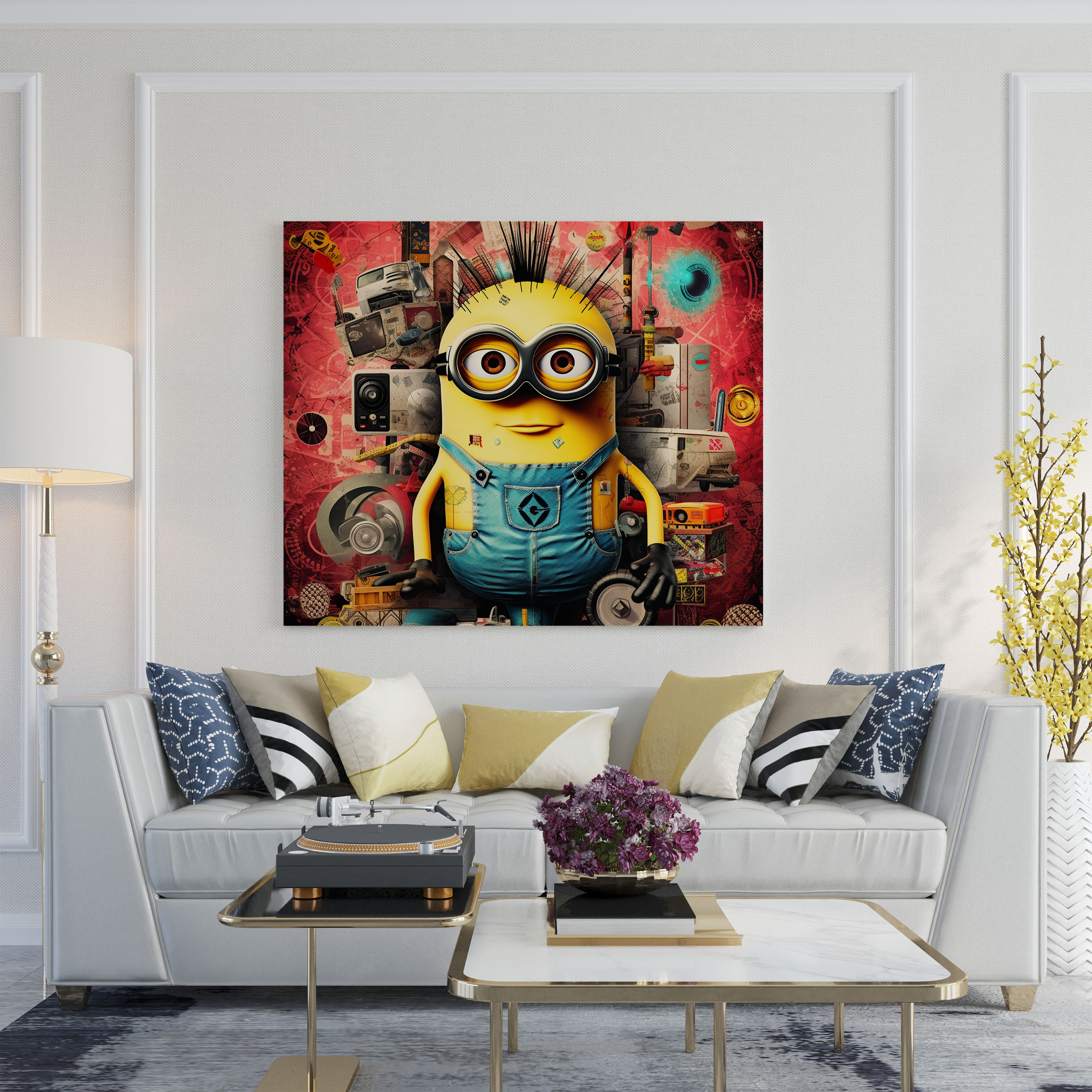 Minions Canvas Print - Collage-Style Wall Art - Minions, Wall Art, Canvas Wall Art, Home Decoration