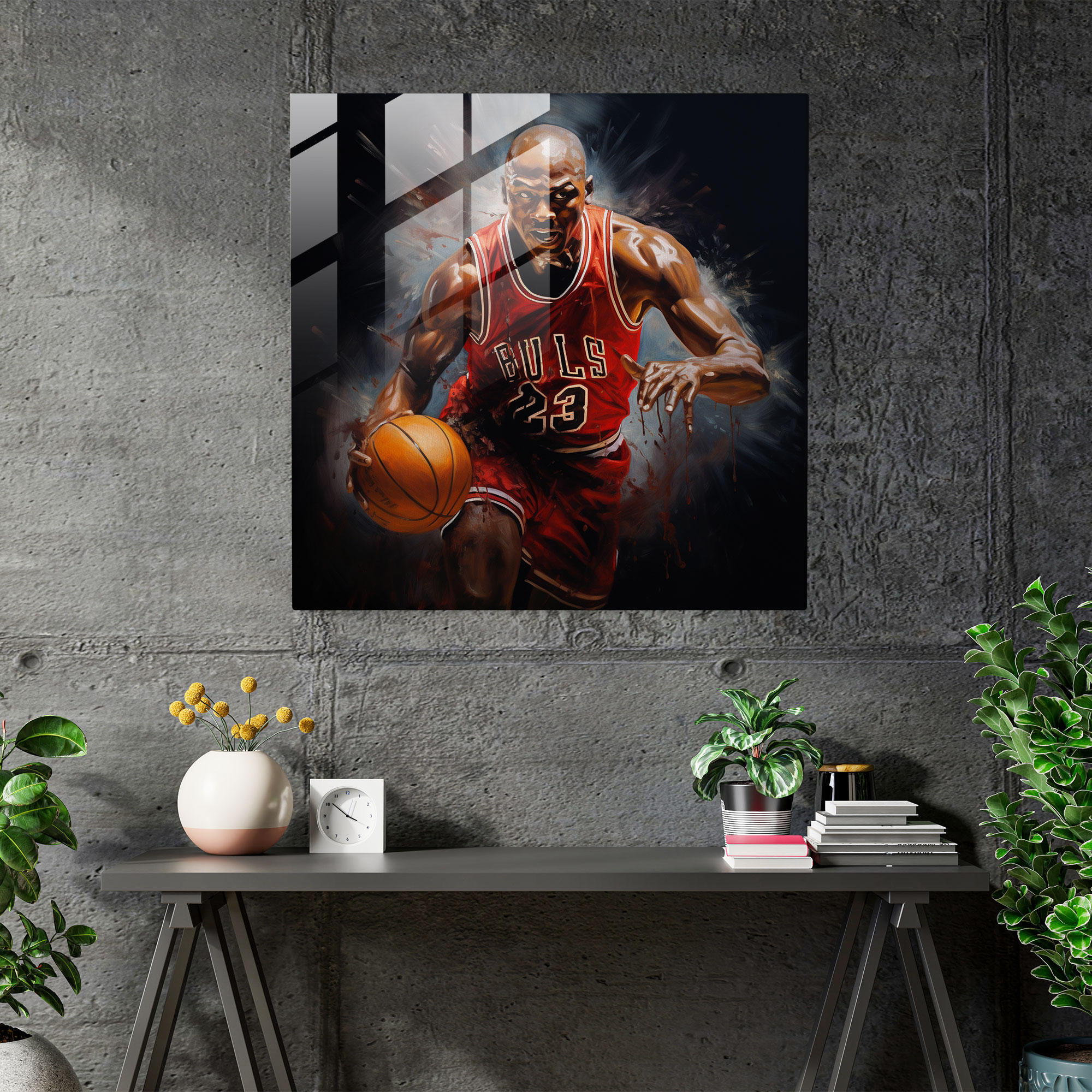 Michael Jordan Wall Art - Micheal Jordan, Glass Wall Art, Glass Art, Glass Print