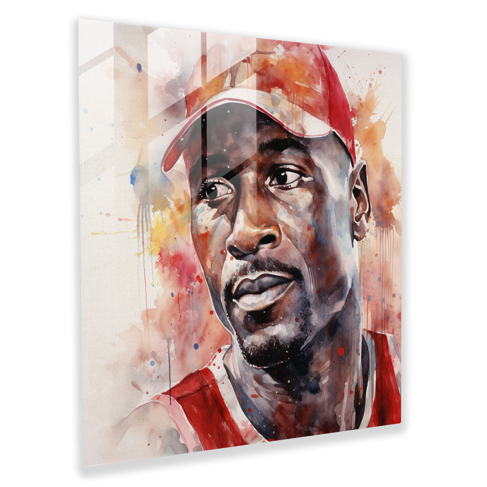 Michael Jordan Glass Print - Micheal Jordan, Michael Jordan, Glass Art, Sports