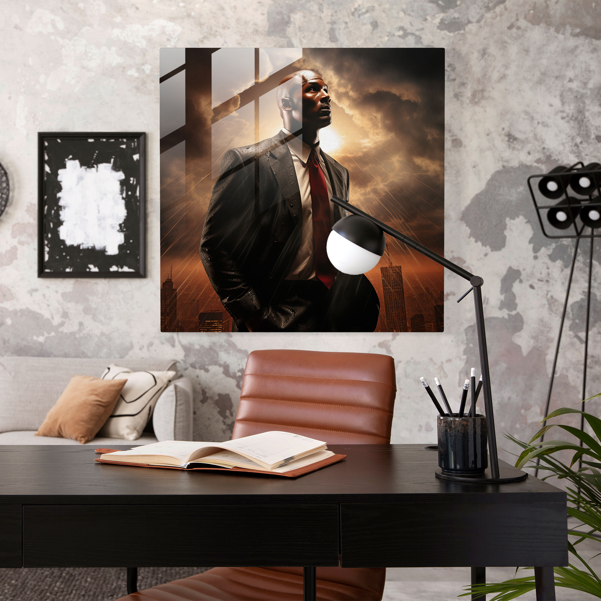 Michael Jordan Glass Print - Mixed Media Creation - Micheal Jordan, Michael Jordan, Photography, Mixed Media Creation