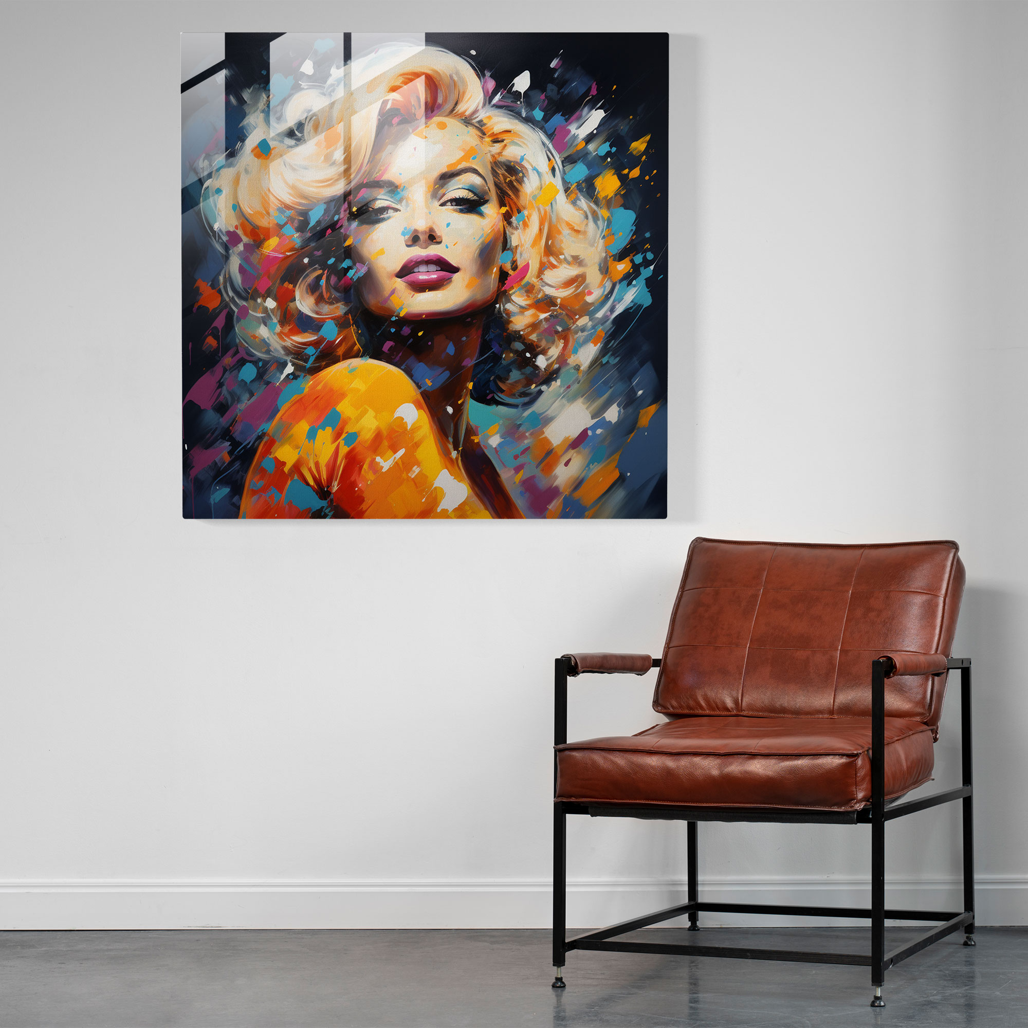 Marilyn Monroe Glass Print - Marilyn Monroe, Marilyn Monroe, Wall Decoration, Iconic Beauty