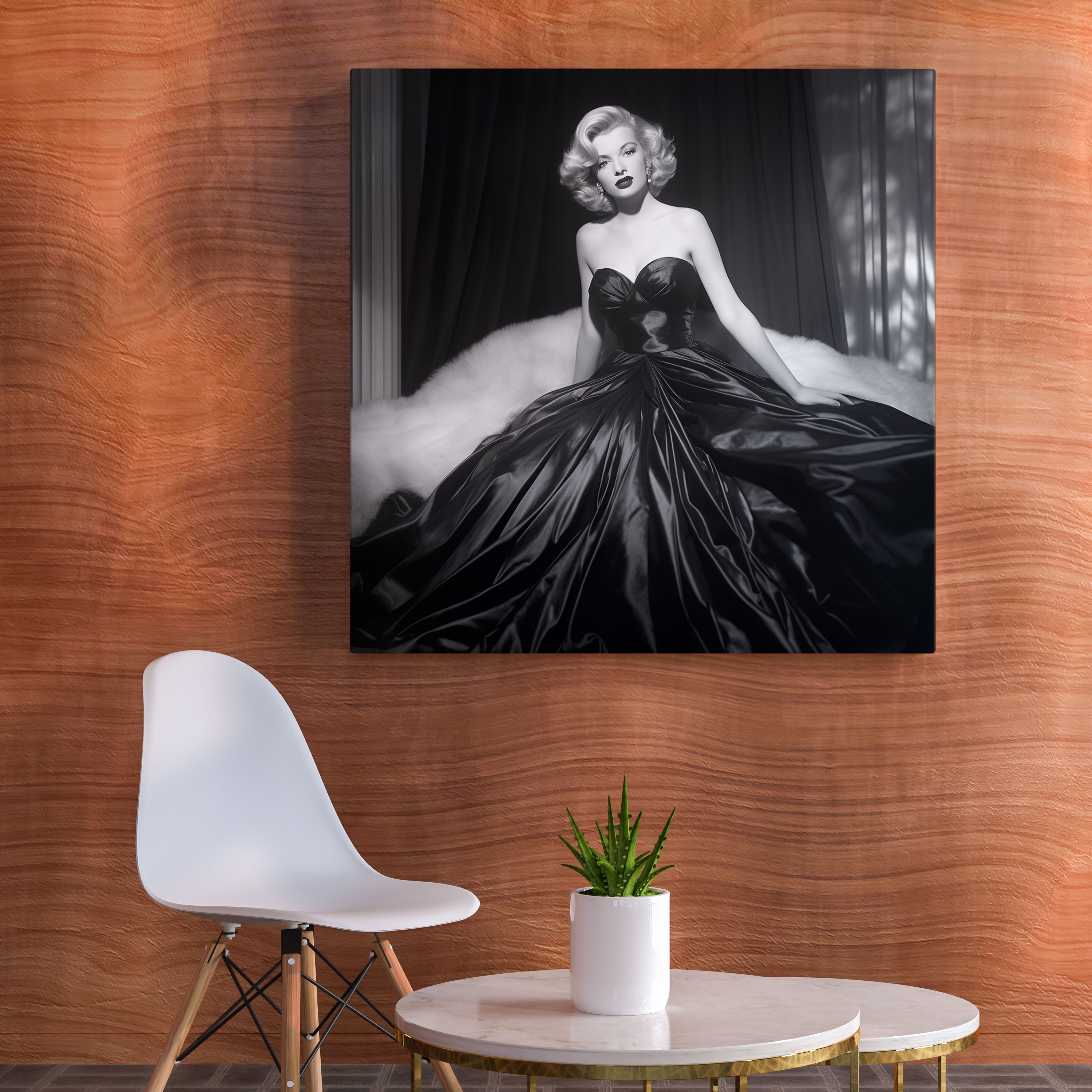 Marilyn Monroe Canvas Print - Classic Black And White Wall Art - Marilyn Monroe, Canvas Wall Art, Timeless Beauty, Home Decoration