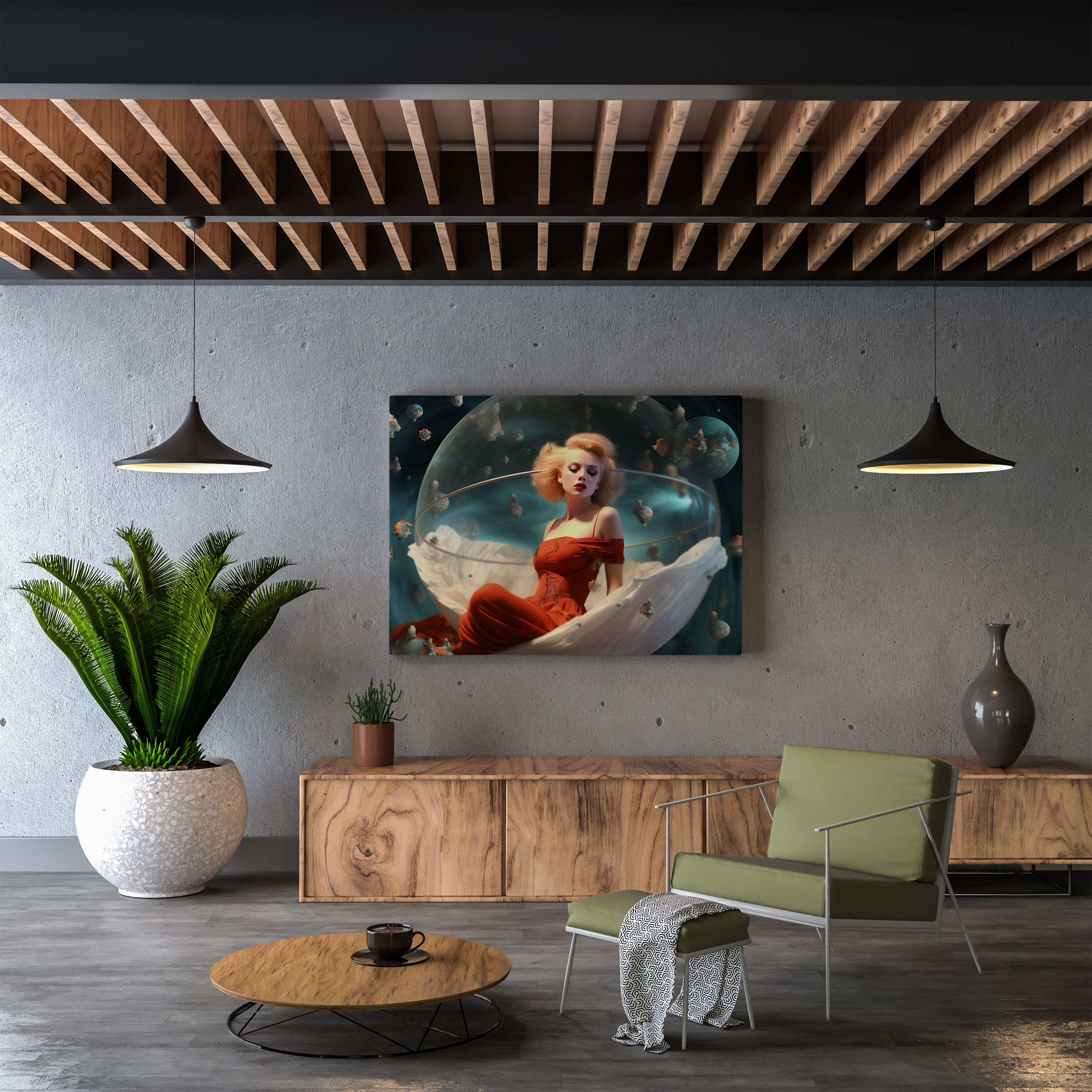 Marilyn Monroe Canvas Print - Surreal Dreamlike Wall Art - Marilyn Monroe, Canvas Print, Canvas, Imagination