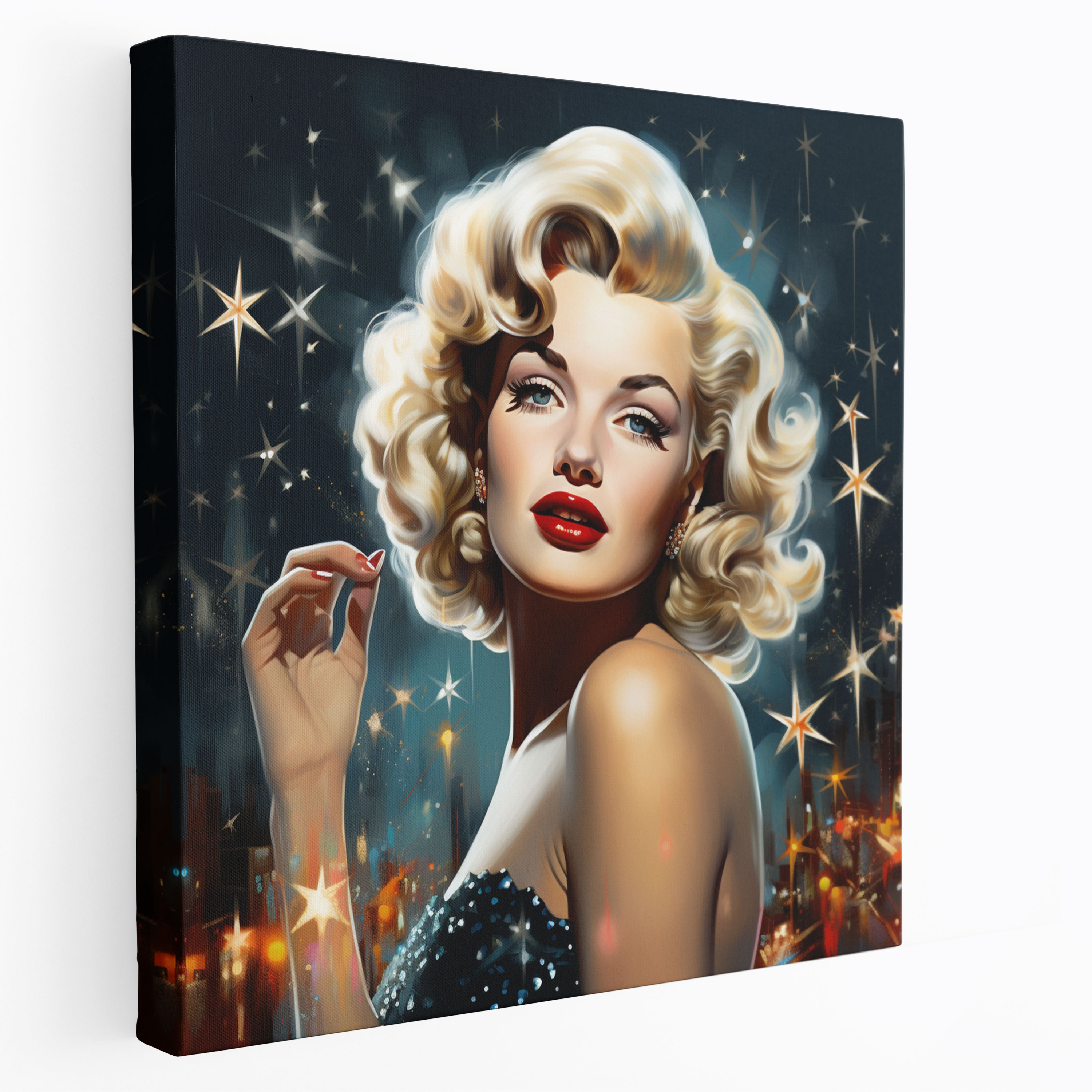 Marilyn Monroe Canvas Print - Vintage Movie Poster Wall Art - Marilyn Monroe, Canvas Wall Art, Canvas Print, Wall Art