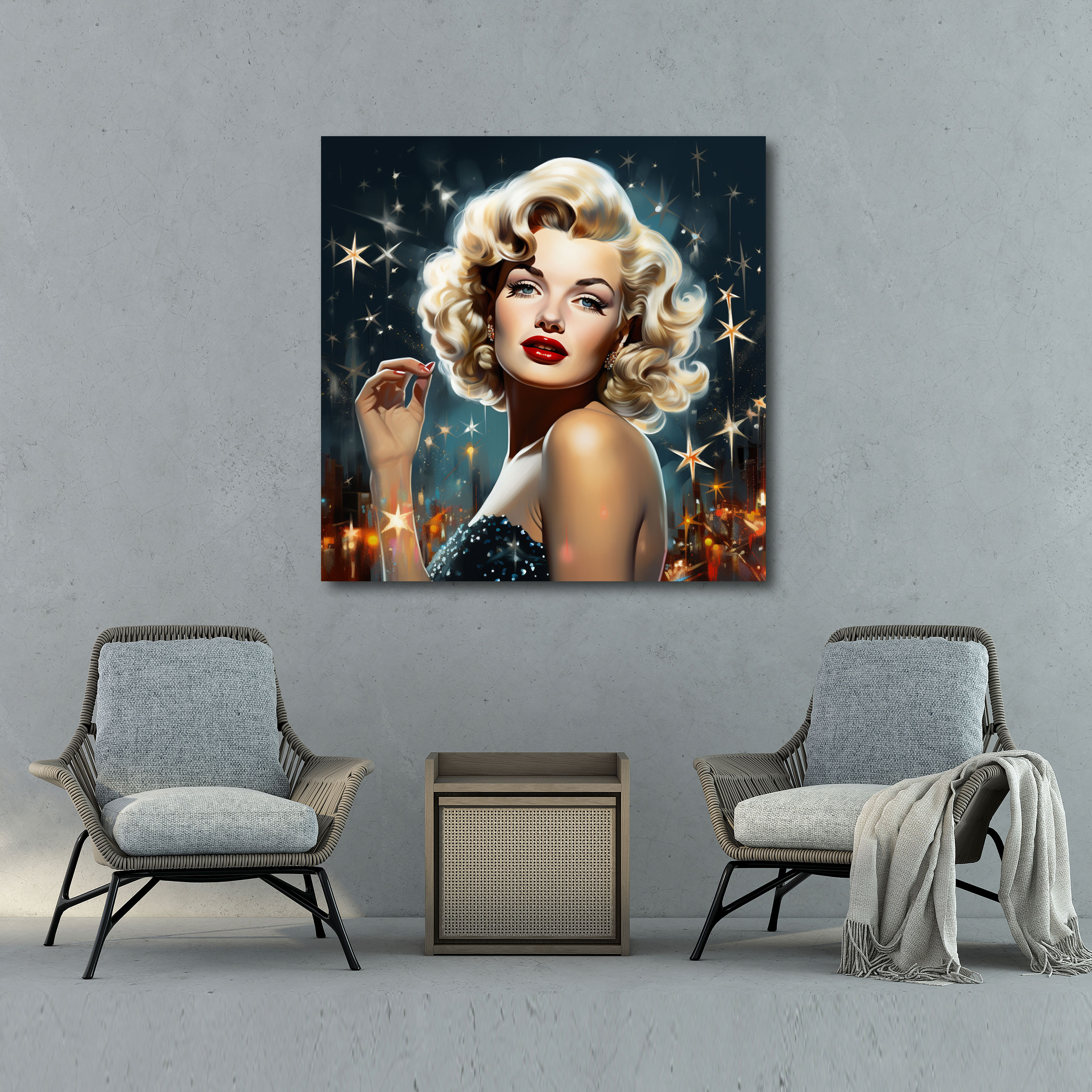 Marilyn Monroe Canvas Print - Vintage Movie Poster Wall Art - Marilyn Monroe, Canvas Wall Art, Canvas Print, Wall Art