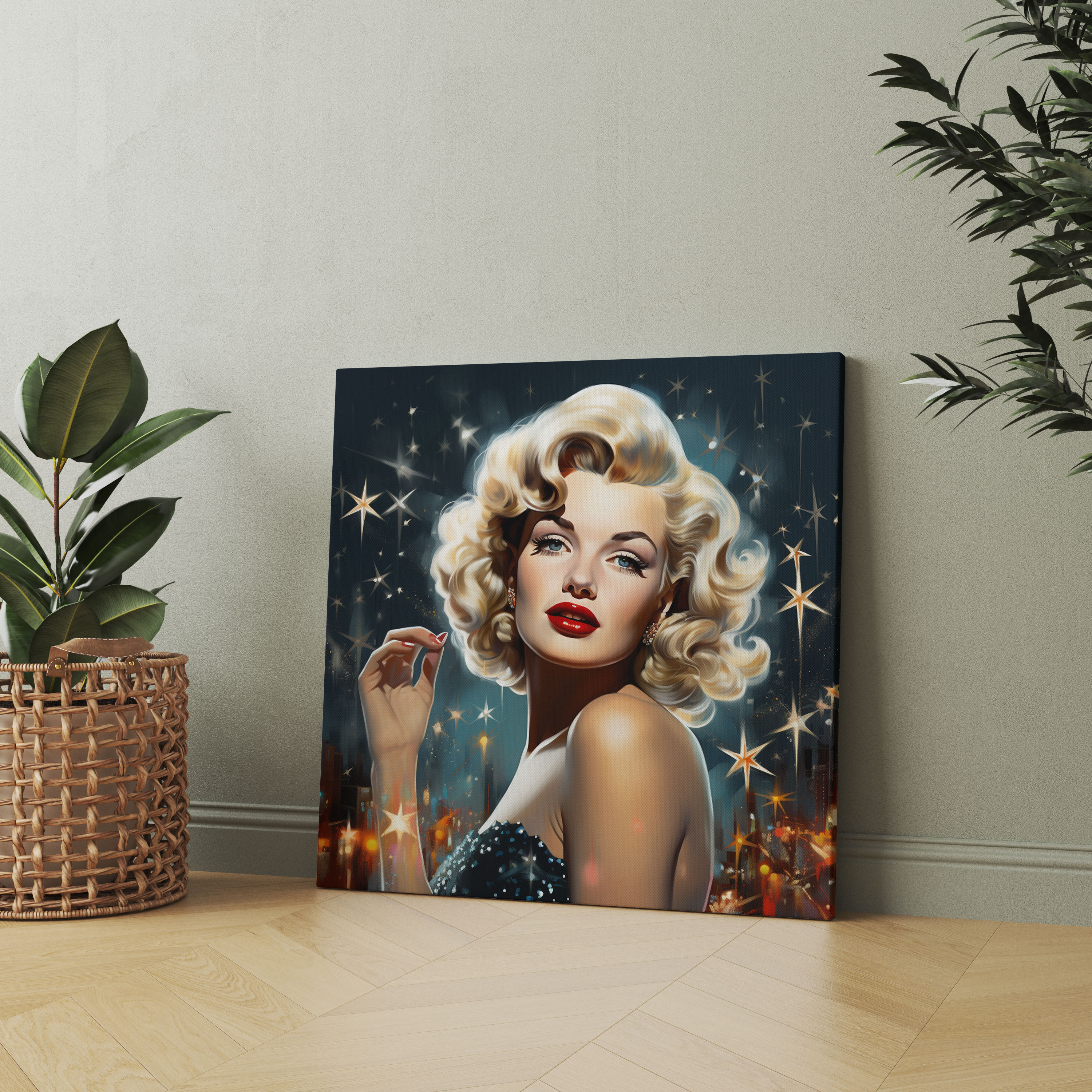 Marilyn Monroe Canvas Print - Vintage Movie Poster Wall Art - Marilyn Monroe, Canvas Wall Art, Canvas Print, Wall Art