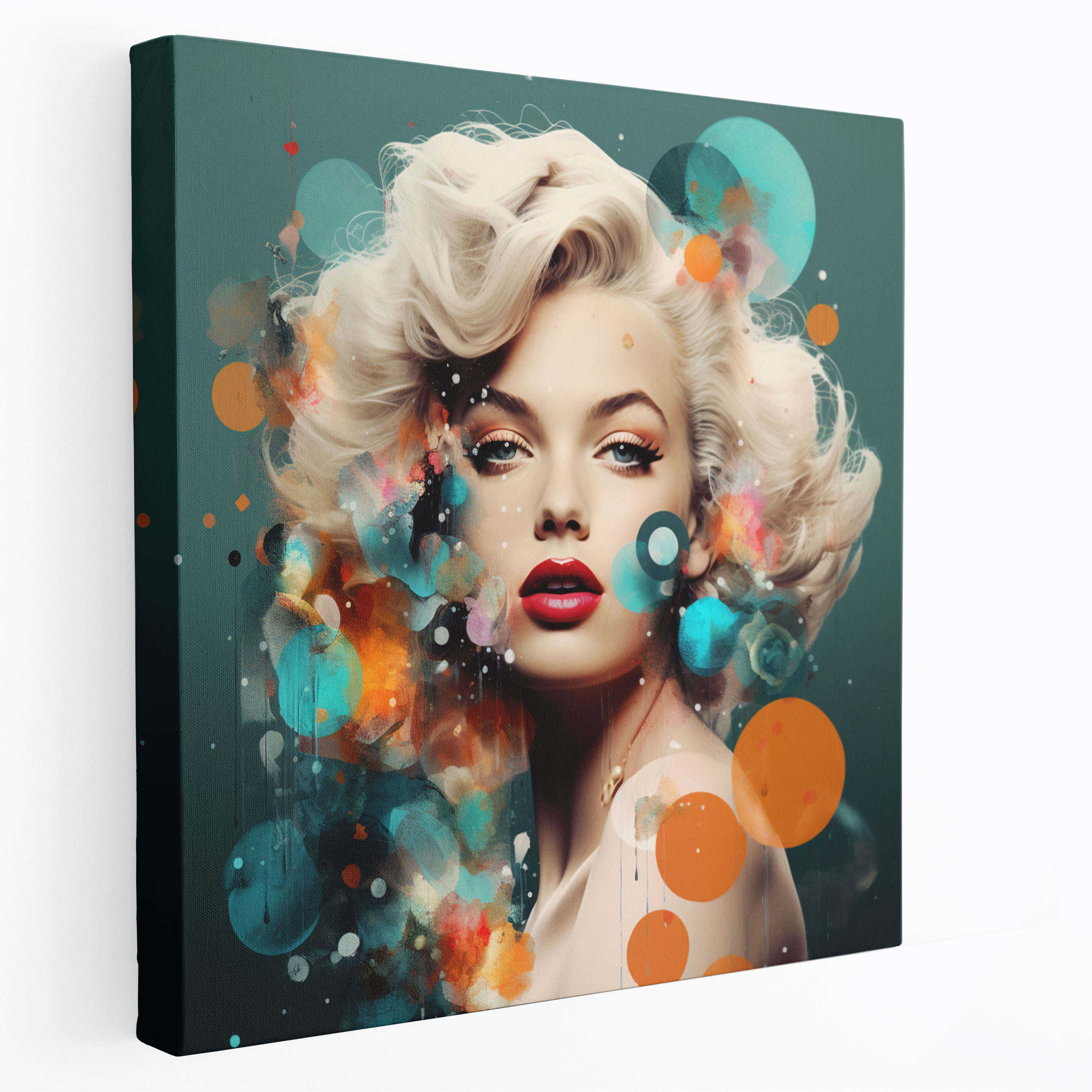 Marilyn Monroe Canvas Print - Modern Digital Collage Wall Art - Marilyn Monroe, Wall Art, Home Decoration, Canvas