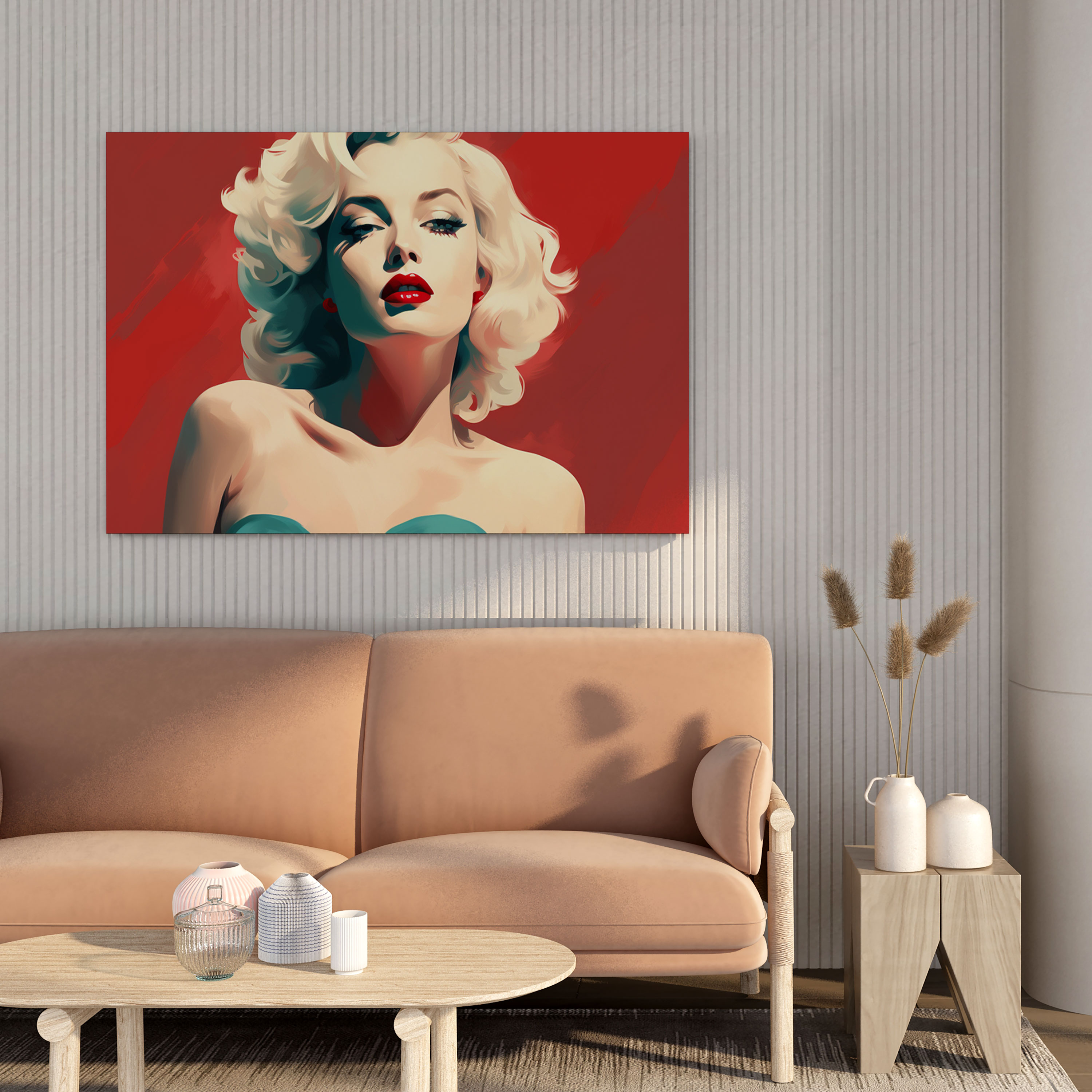 Marilyn Monroe Wall Decoration - Retro-Inspired Art Print - Marilyn Monroe, Canvas, Home Decoration, Wall Decoration