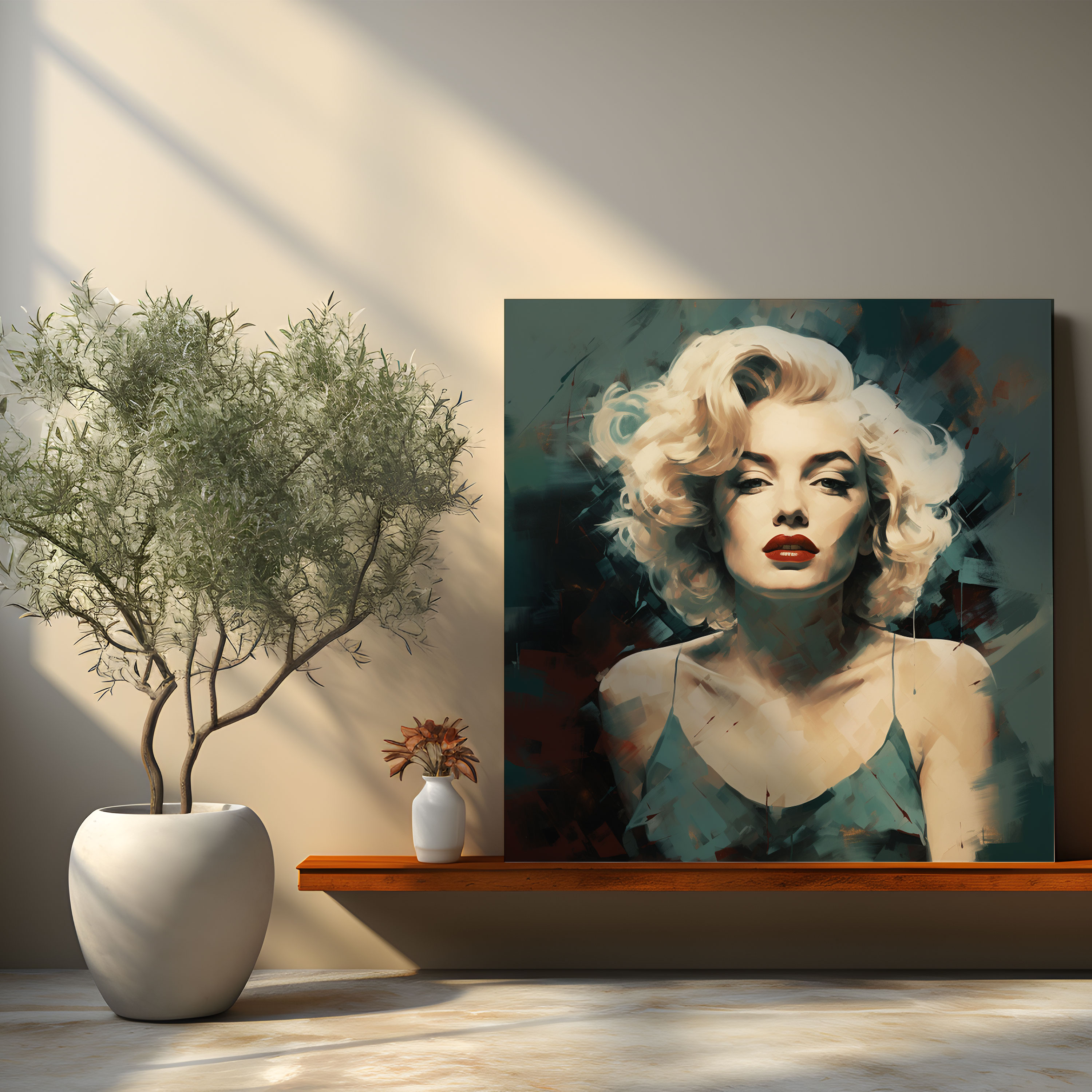 Marilyn Monroe Canvas Print - Vintage Movie Poster Art - Marilyn Monroe, Home Decoration, Wall Art, Canvas Print