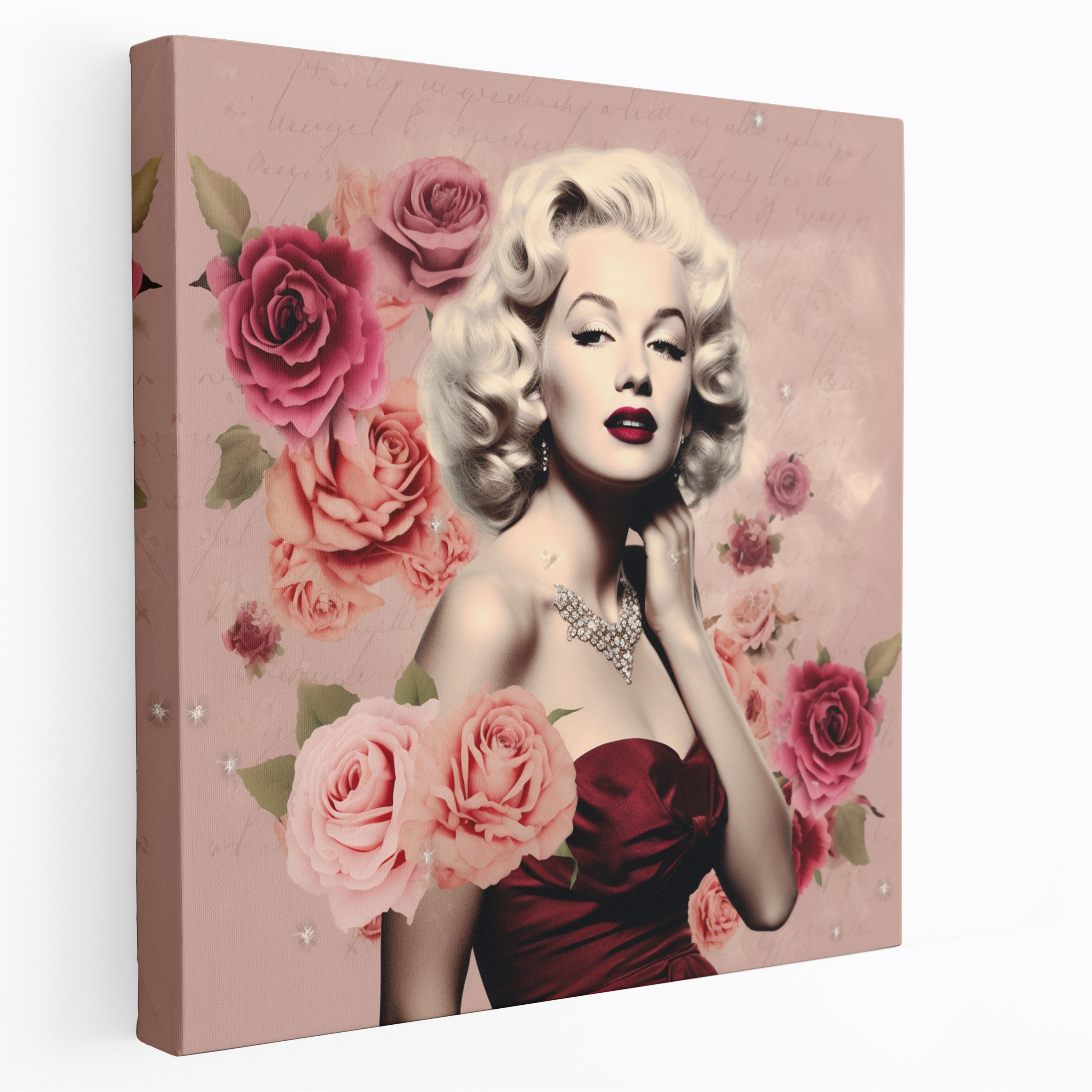 Marilyn Monroe Wall Art - Inspirational Quote Collage - Marilyn Monroe, Strength, Inspirational, Canvas