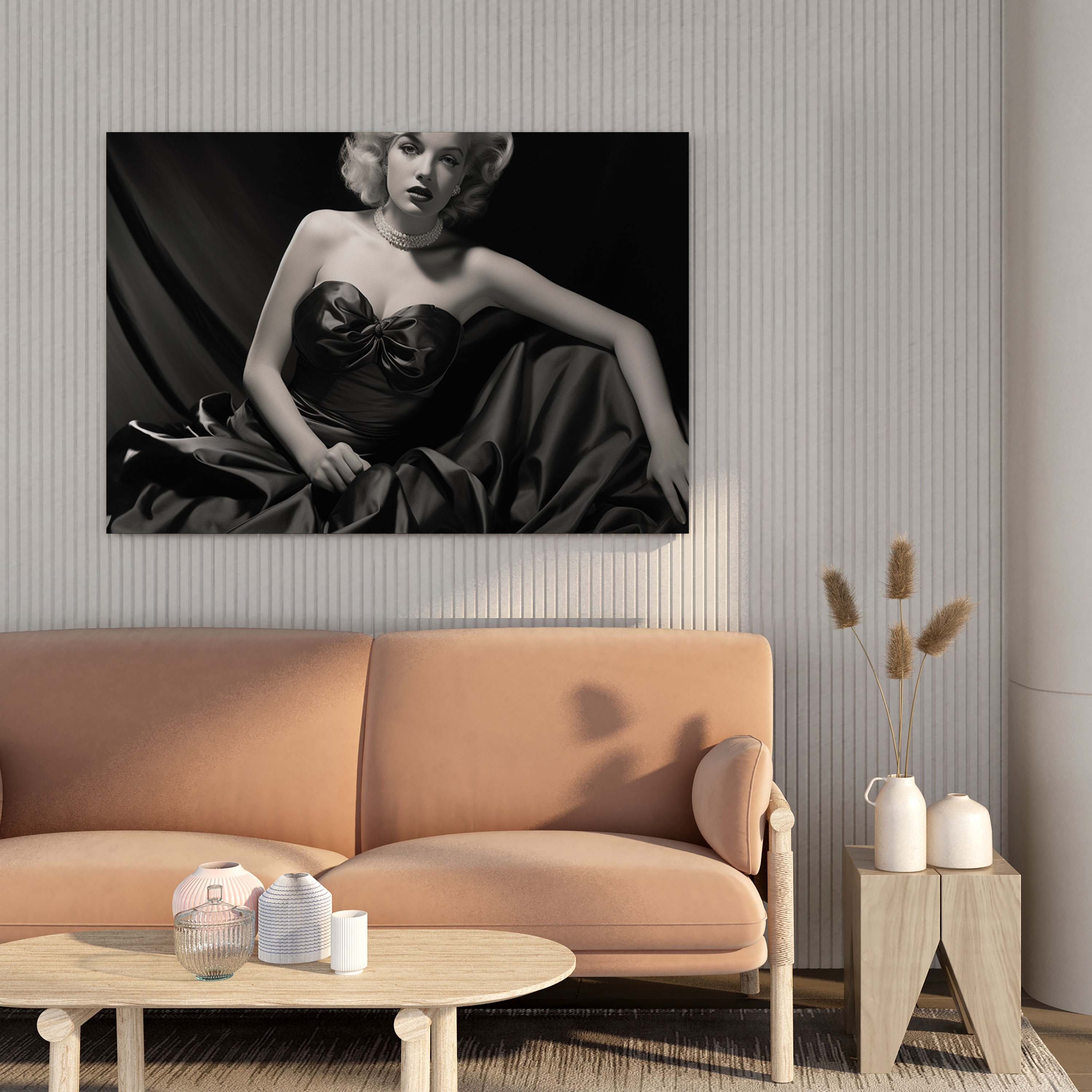 Marilyn Monroe Black And White Wall Art - Marilyn Monroe, Black And White Photograph, Wall Art, Elegance
