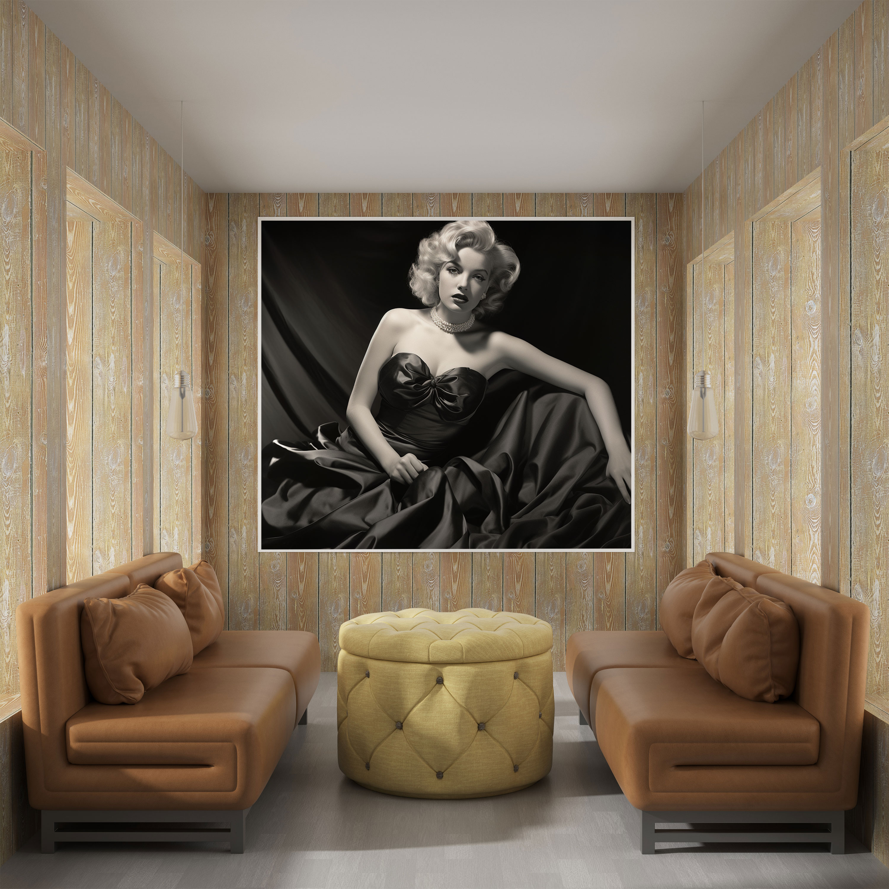 Marilyn Monroe Black And White Wall Art - Marilyn Monroe, Black And White Photograph, Wall Art, Elegance