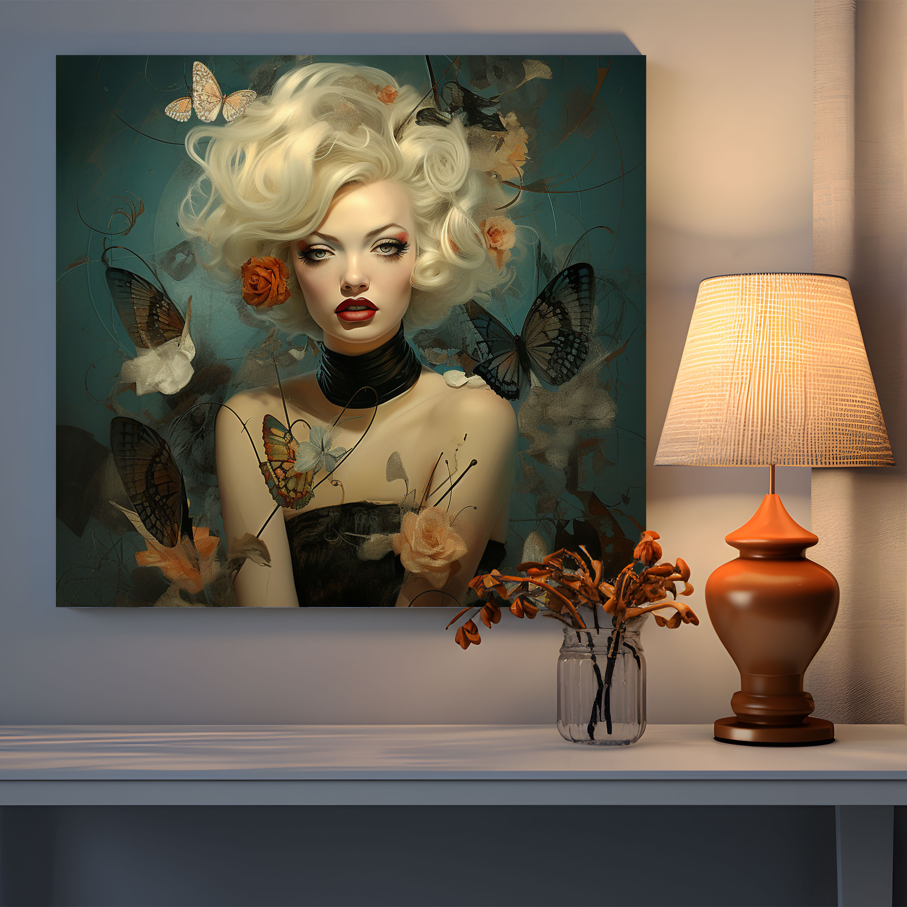 Surrealist Marilyn Monroe Canvas Print - Marilyn Monroe, Marilyn Monroe, Wall Decoration, Symbolism