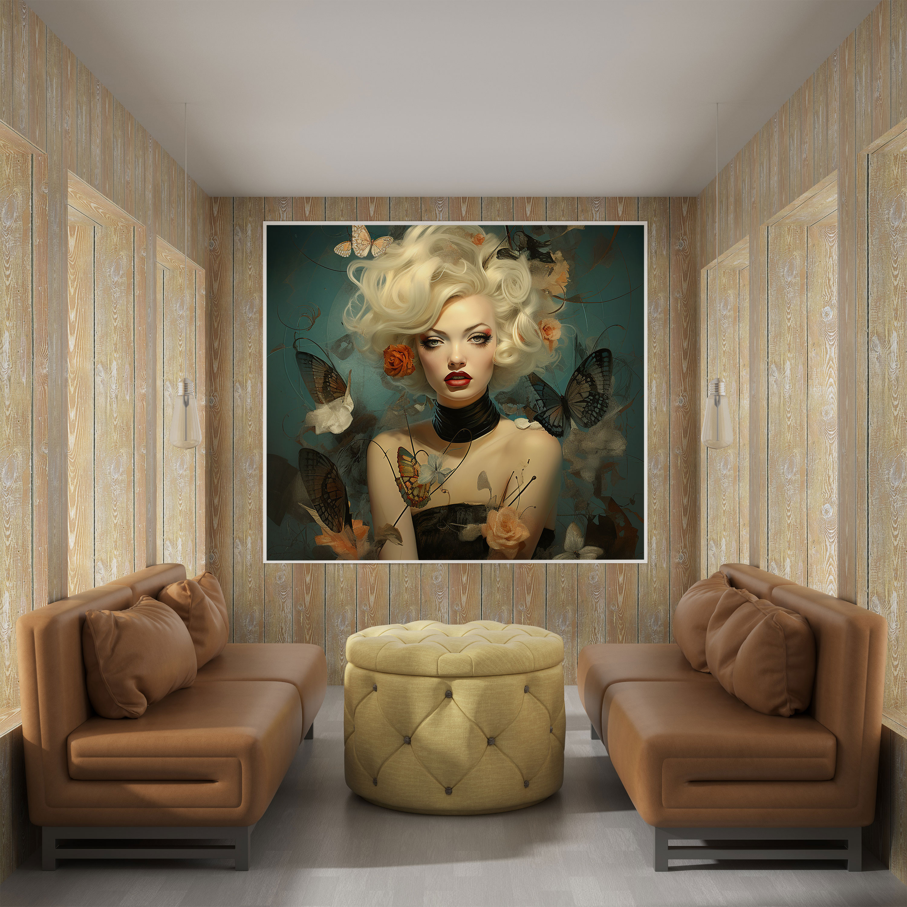Surrealist Marilyn Monroe Canvas Print - Marilyn Monroe, Marilyn Monroe, Wall Decoration, Symbolism