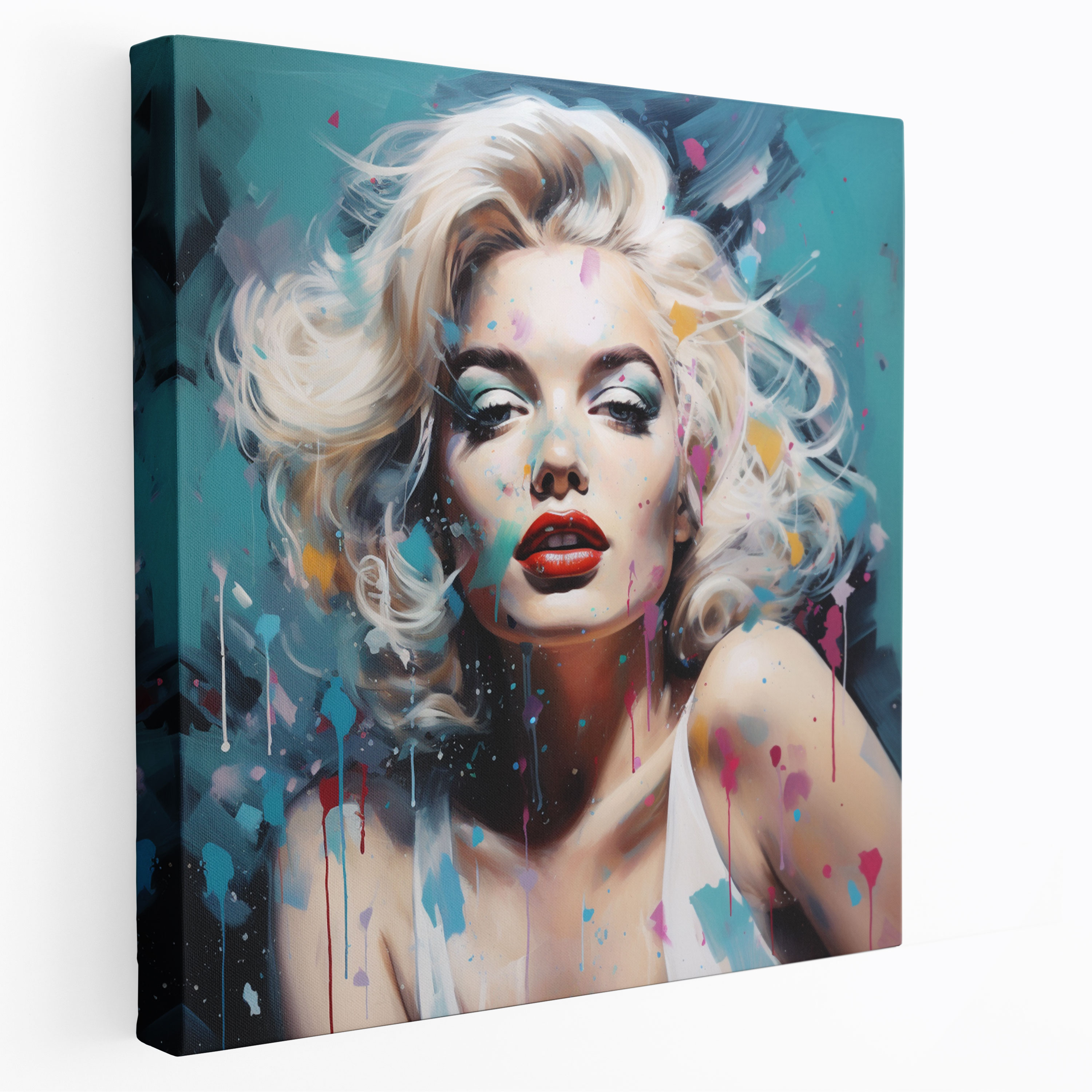 Contemporary Marilyn Monroe Canvas Print - Marilyn Monroe, Wall Decoration, Modern And Innovative Style, Marilyn Monroe