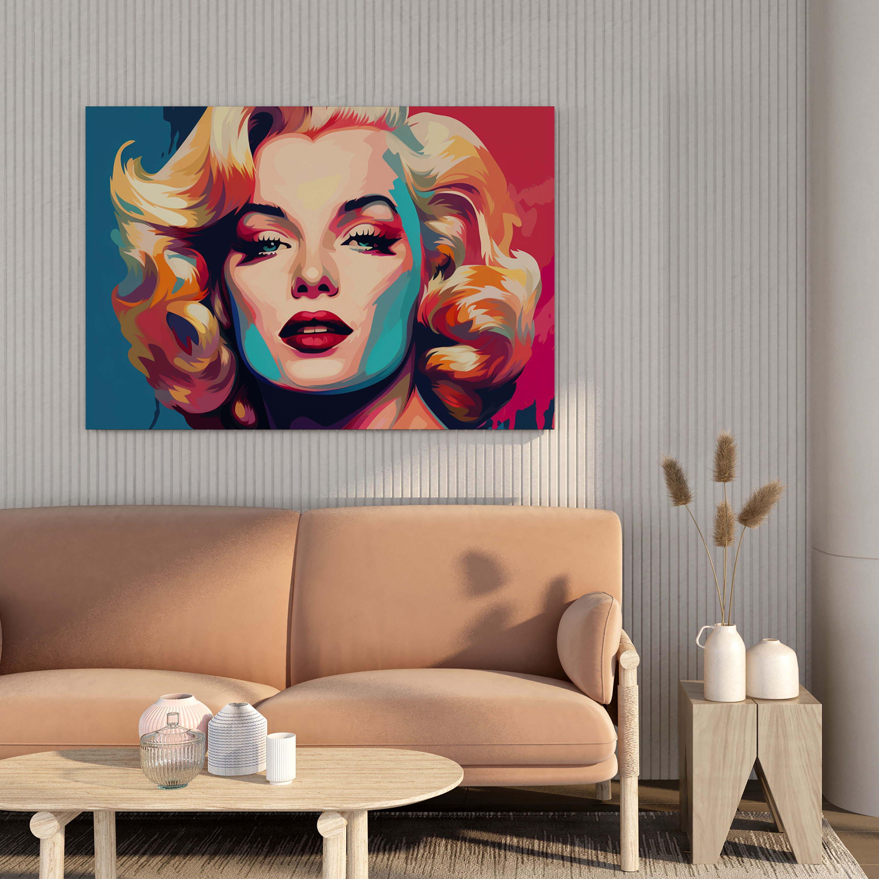 Marilyn Monroe Canvas Print - Pop Art Style Wall Art - Marilyn Monroe, Canvas Print, Pop Art, Wall Art