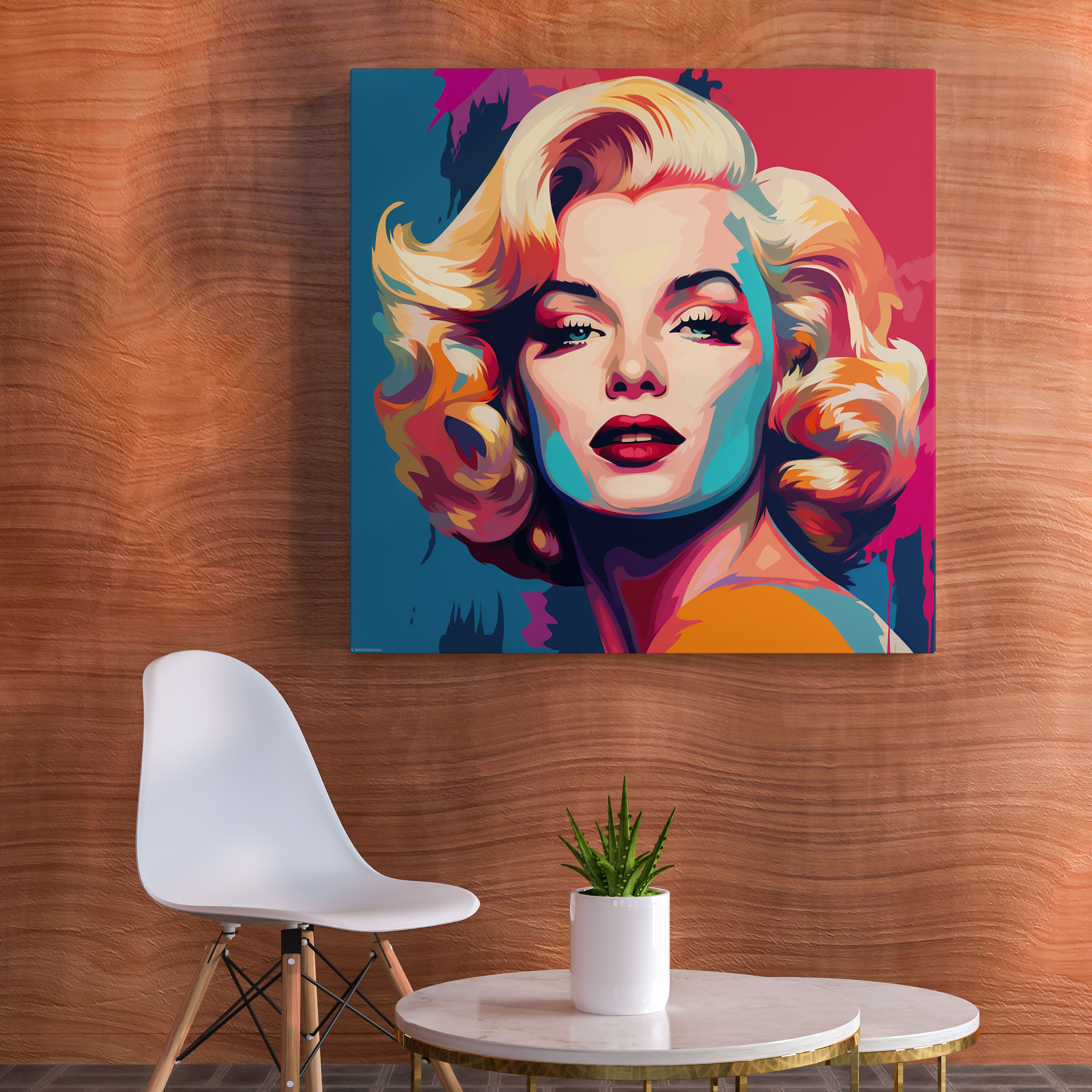 Marilyn Monroe Canvas Print - Pop Art Style Wall Art - Marilyn Monroe, Canvas Print, Pop Art, Wall Art