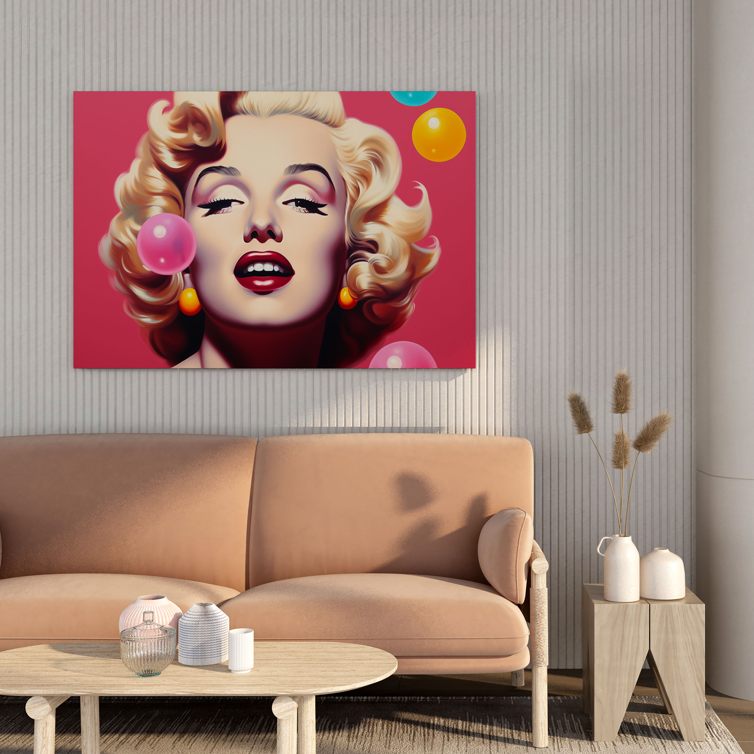 Marilyn Monroe Canvas Print: Pop Art Wall Decoration - Marilyn Monroe, Canvas Print, Wall Art, Diamonds Are A Girl's Best Friend