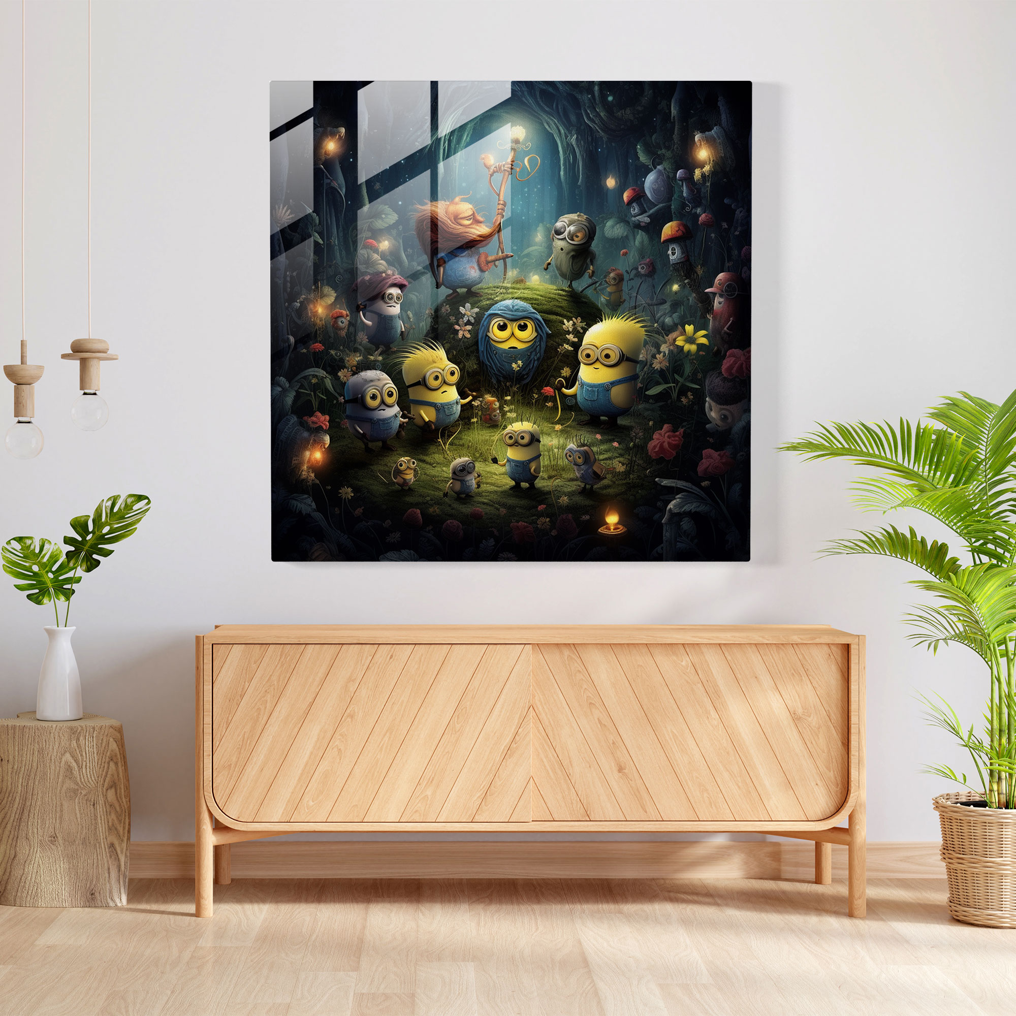 Minions Cam Tablo - Minions Cam Sanatı Büyü