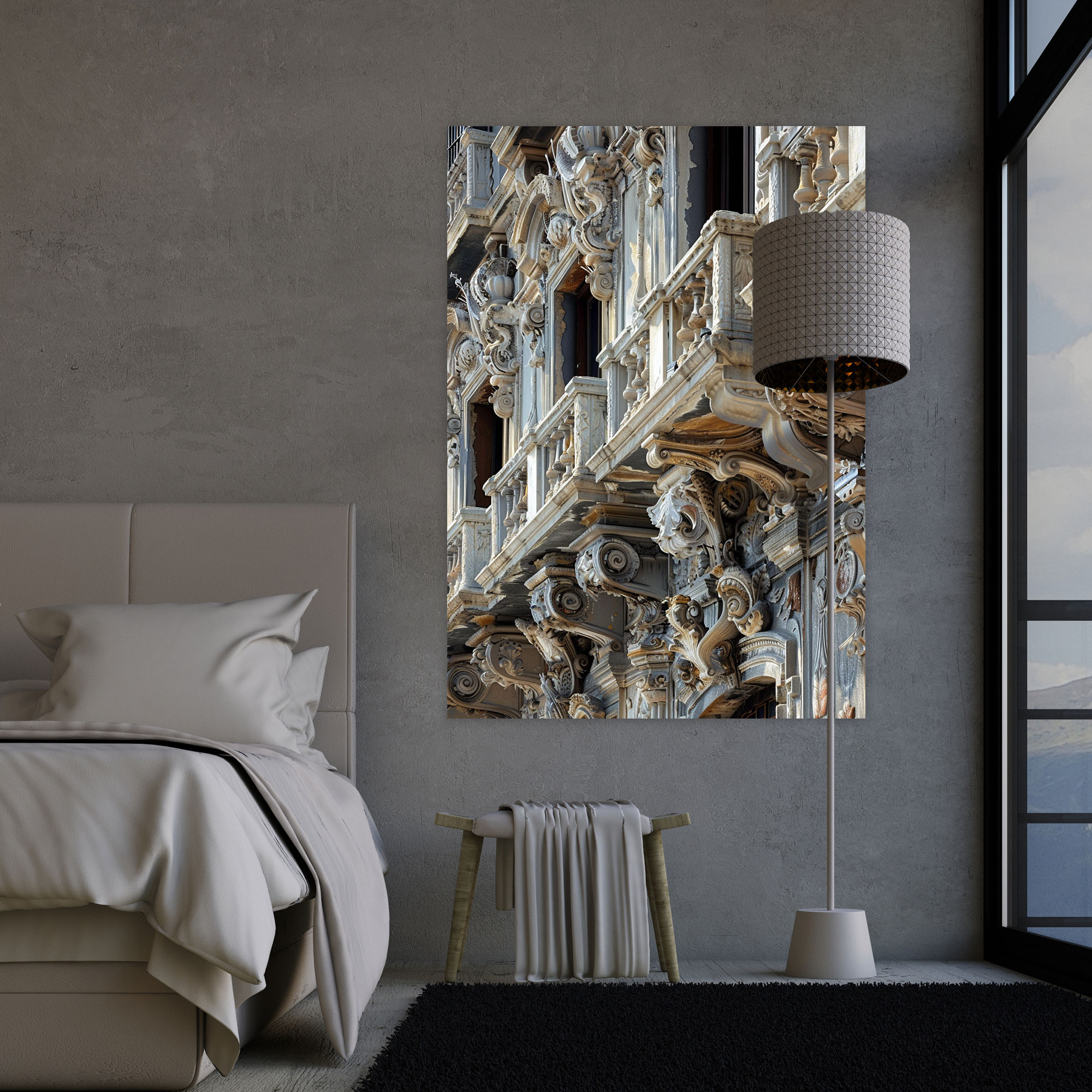 Ornate Mannerism Wall Decoration - Mannerism, Wall Decoration, Mannerism, Wall Art