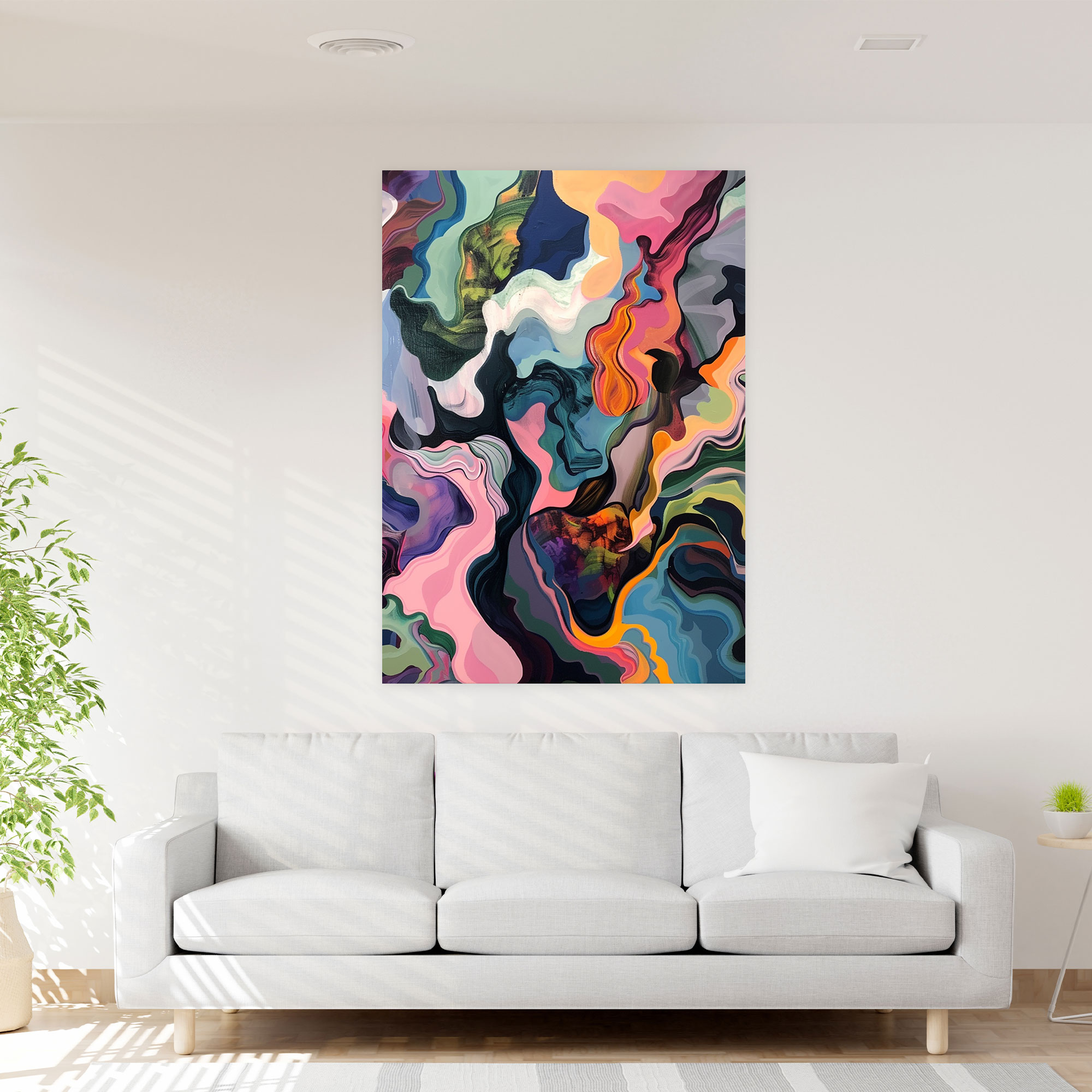 Abstract Nature Mannerism Wall Art - Mannerism, Home Decoration, Mannerism, Canvas