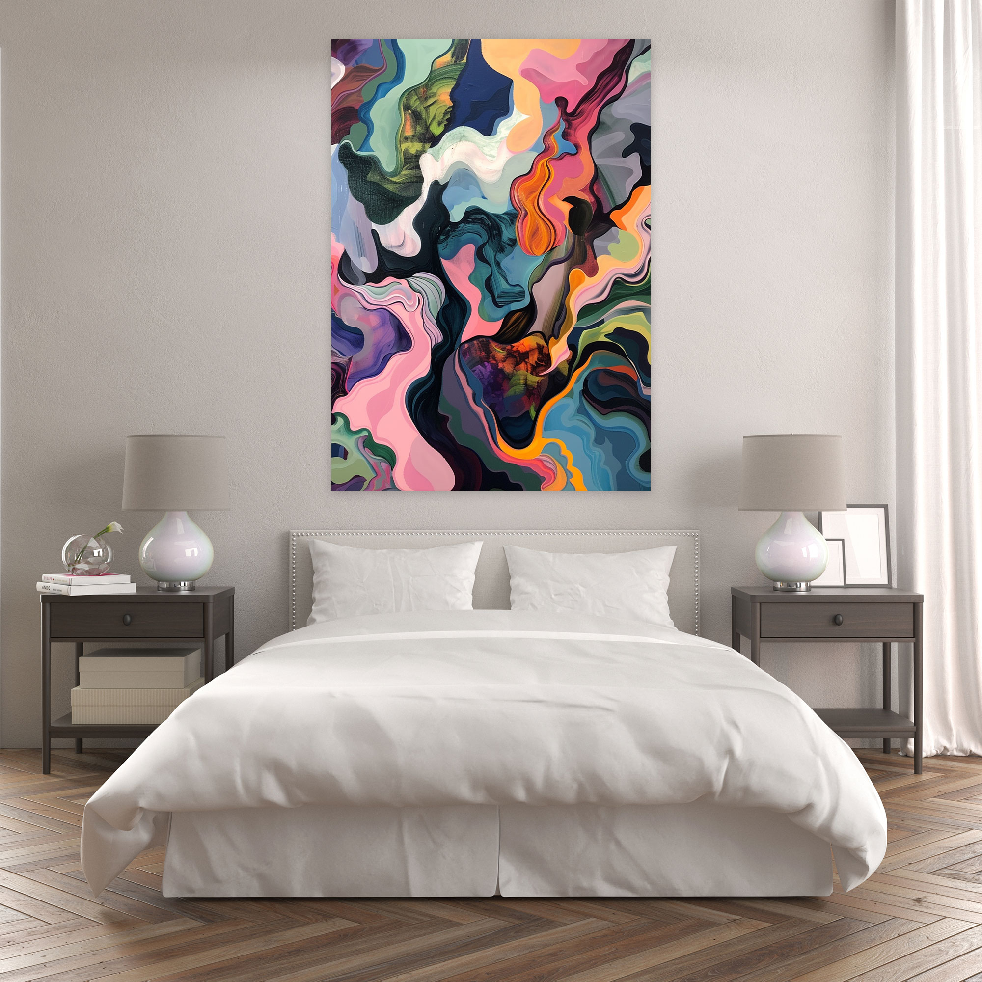Abstract Nature Mannerism Wall Art - Mannerism, Home Decoration, Mannerism, Canvas