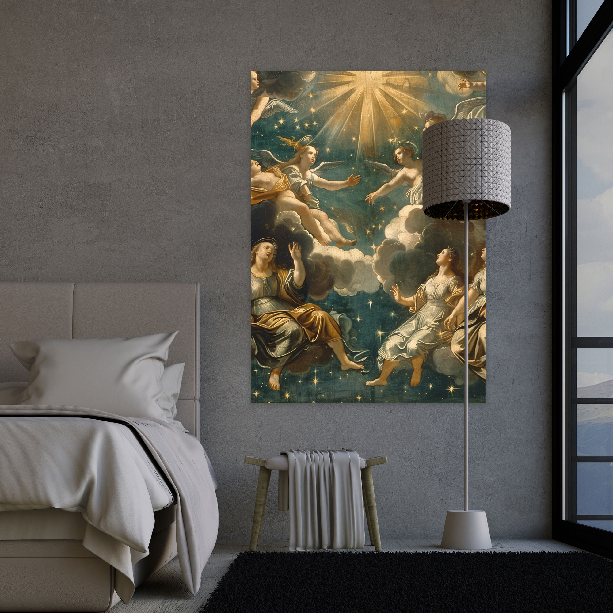 Himmlische Manierismus Leinwand Wanddekoration - Manierismus Wandkunst Leinwandbild